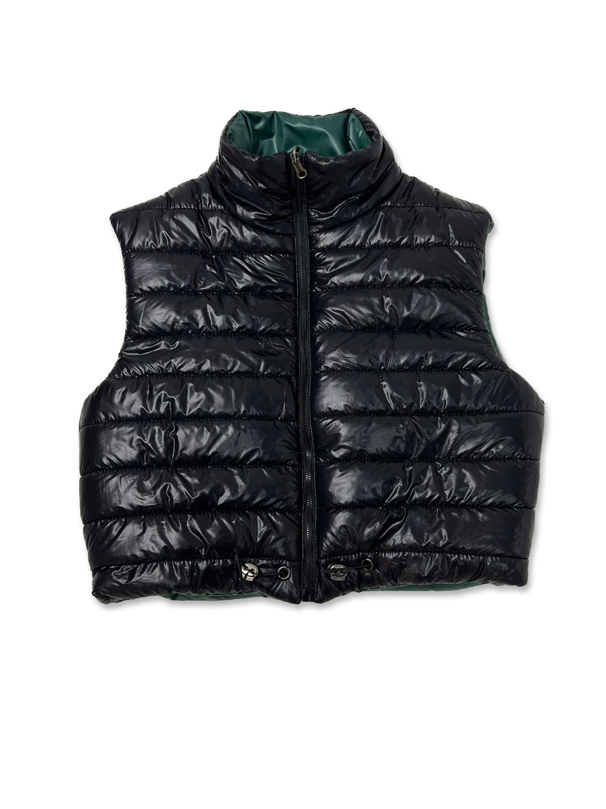 DOUBLE FACE SHORT PUFFER VEST W23WJK770