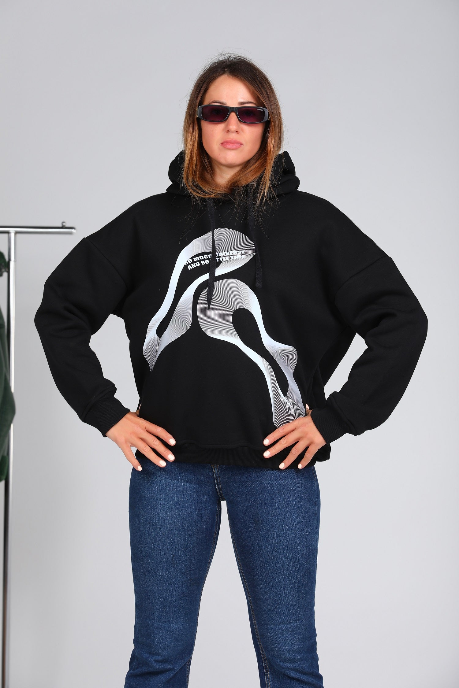 UNIVERS PRINTED HOODIE W24WSW313