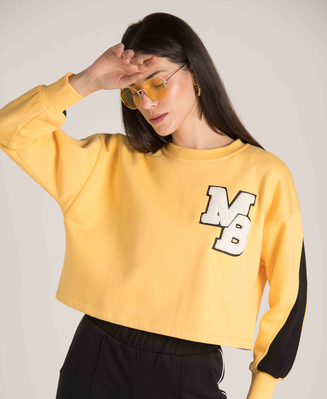 CREW NECK OVERSIZE SWEATSHIRT W23W533