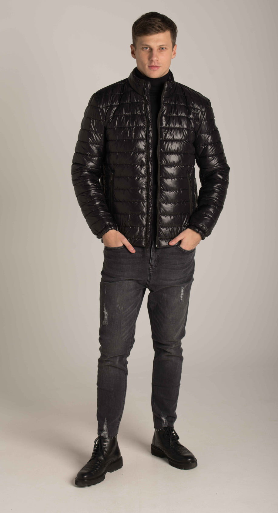 BASIC PUFFER JACKET W23MJK201
