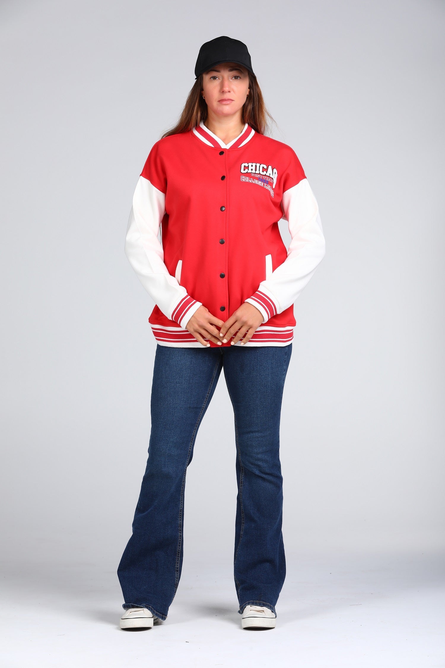 EMBROIDERD VARSITY JACKET W23WSW623