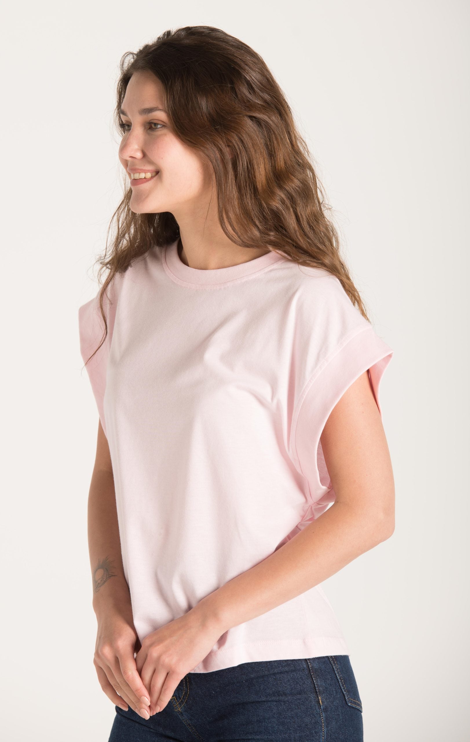 SLEEVELESS TOP WITH CREWNECK S23W218