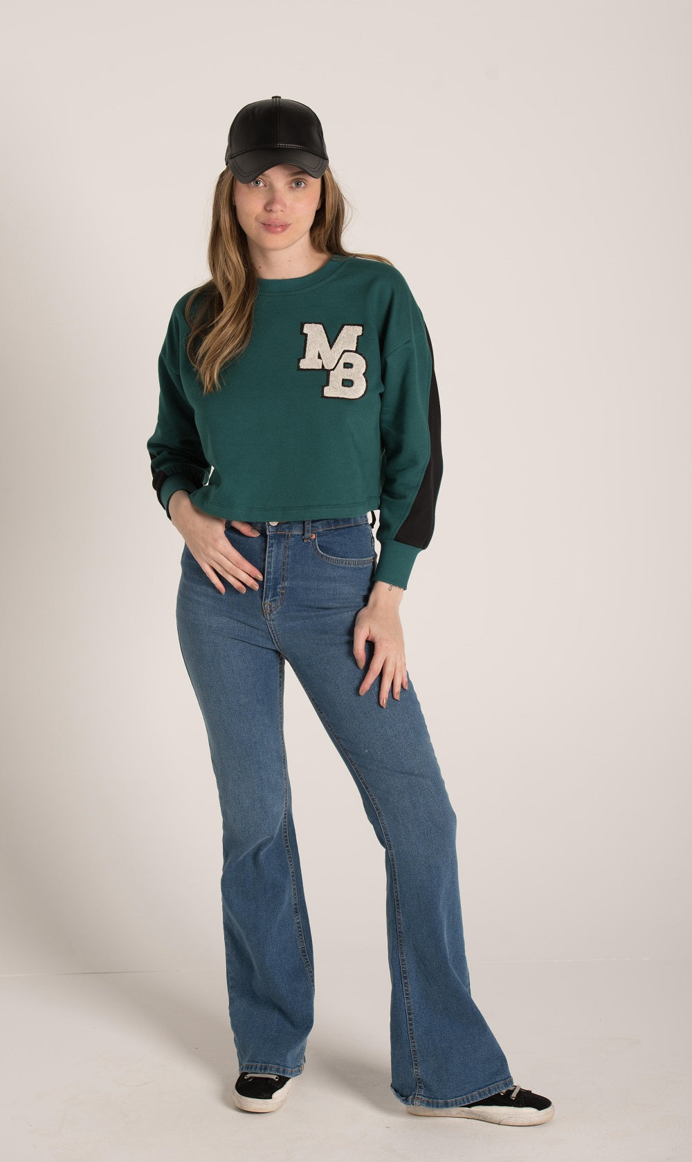 CREW NECK OVERSIZE SWEATSHIRT W23W533