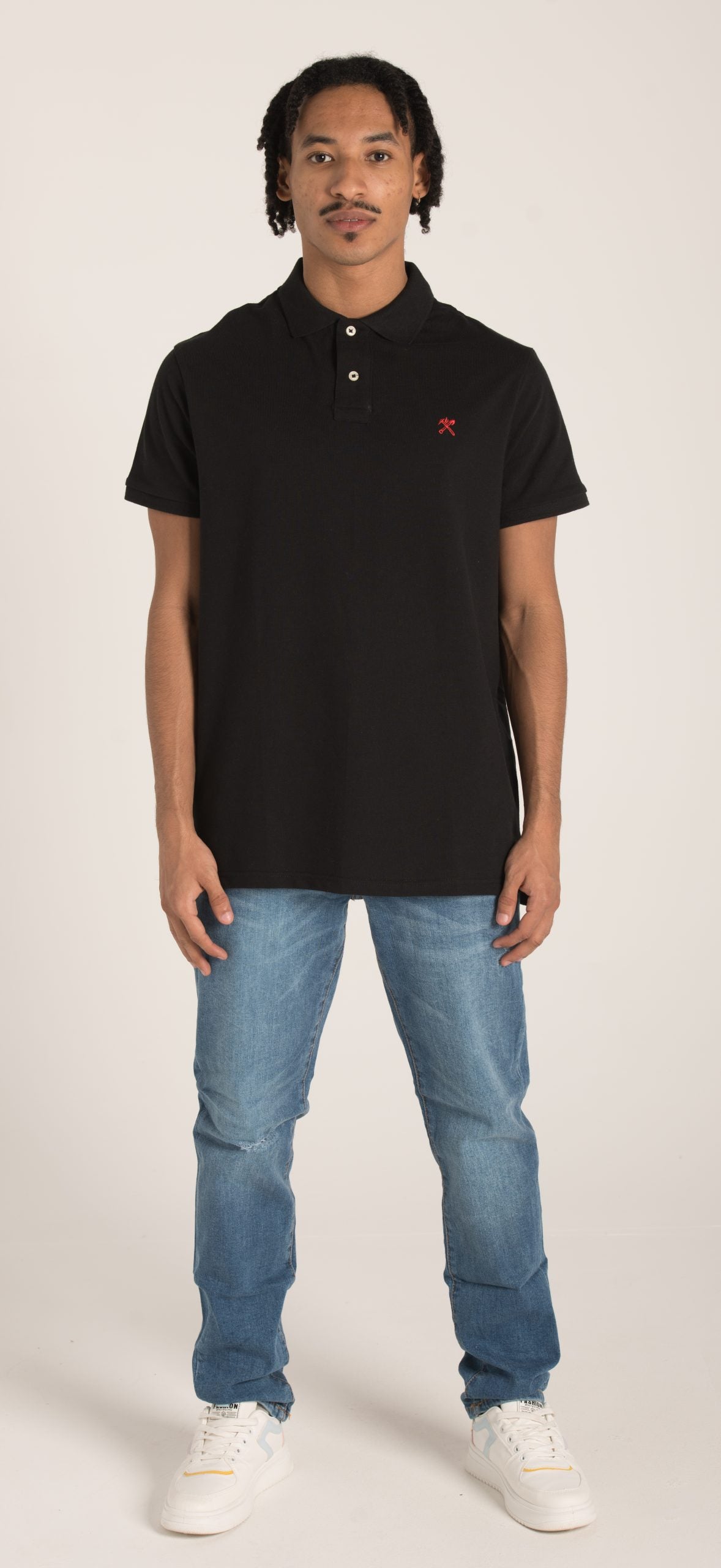 BASIC POLO WITH CONTRAST LOGO S23M162