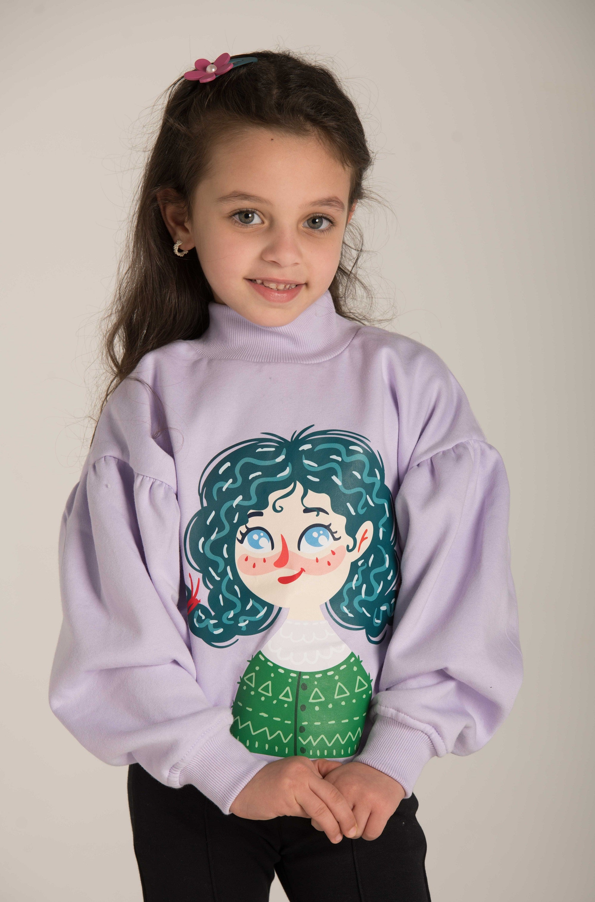 Girl Print Sweatshirt W23GSW678