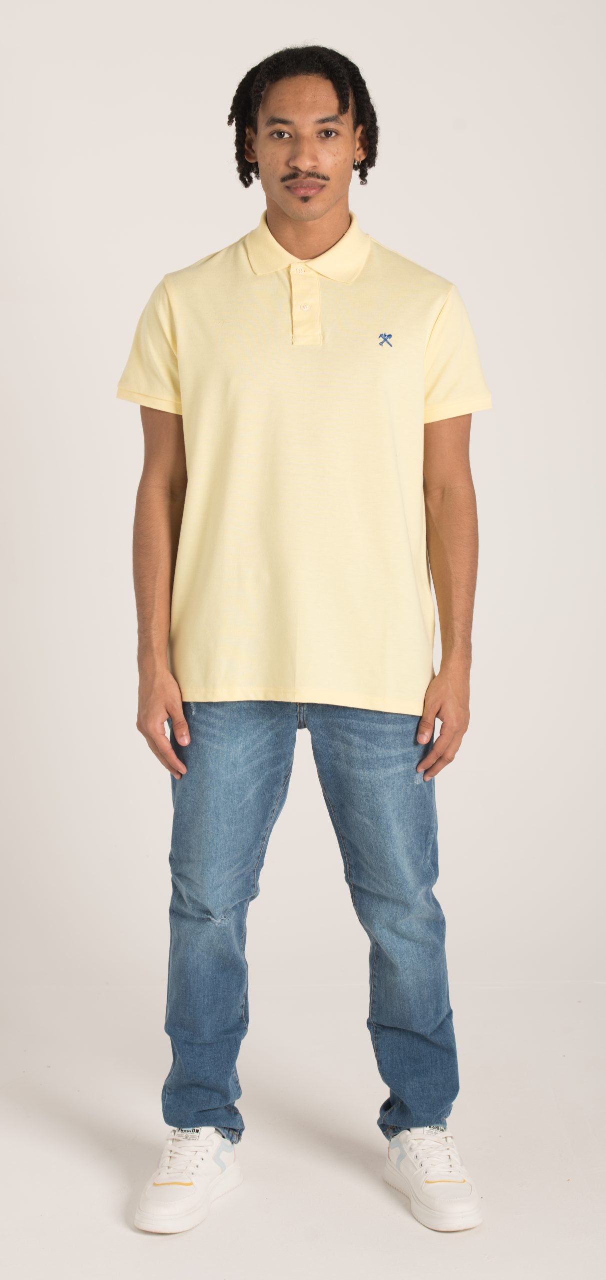 BASIC POLO WITH CONTRAST LOGO S23M162