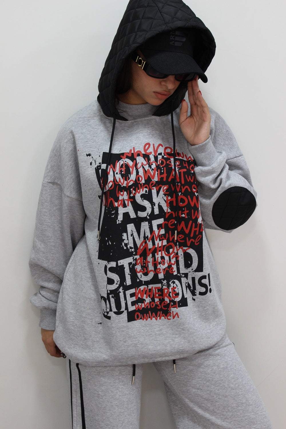 Don't Ask Print Hoodie W23WSW316