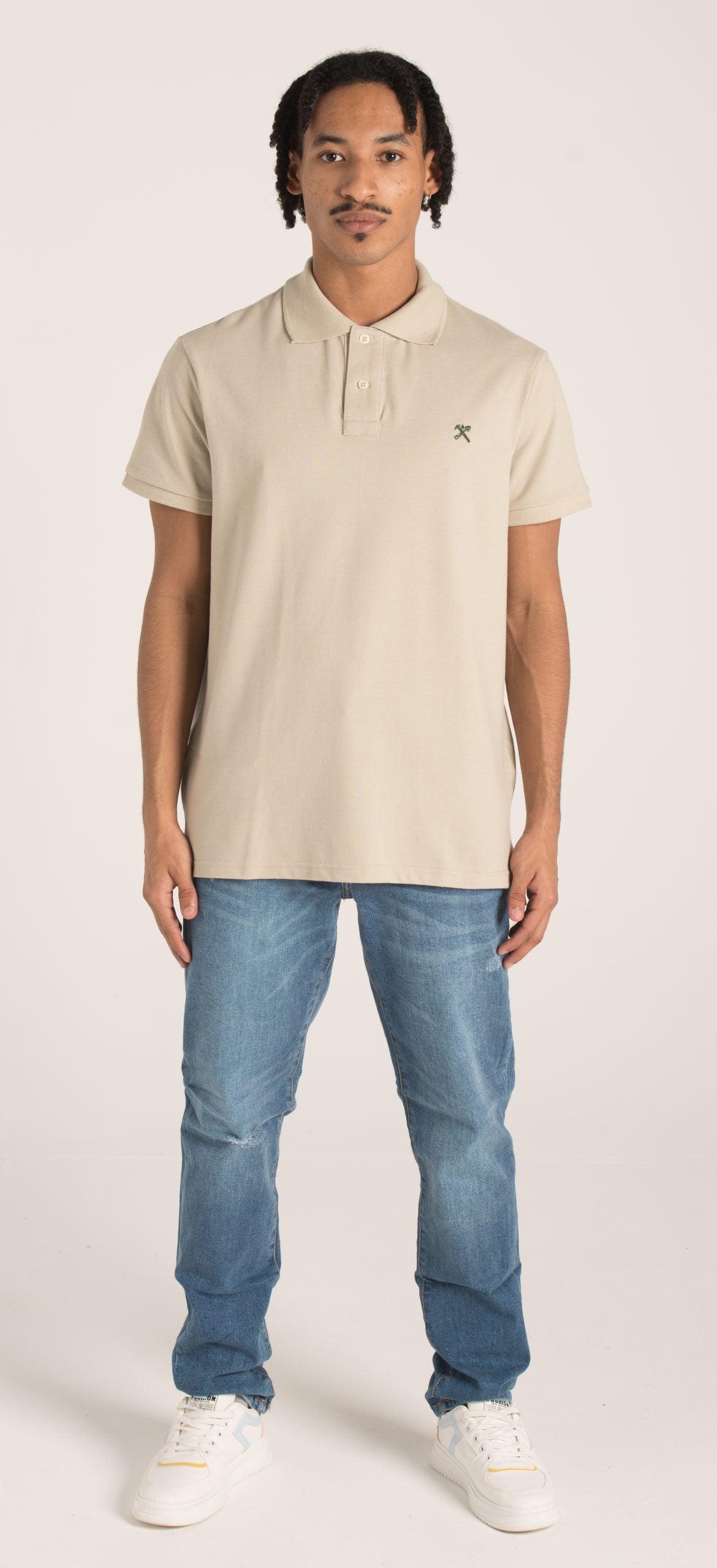 BASIC POLO WITH CONTRAST LOGO S23M162