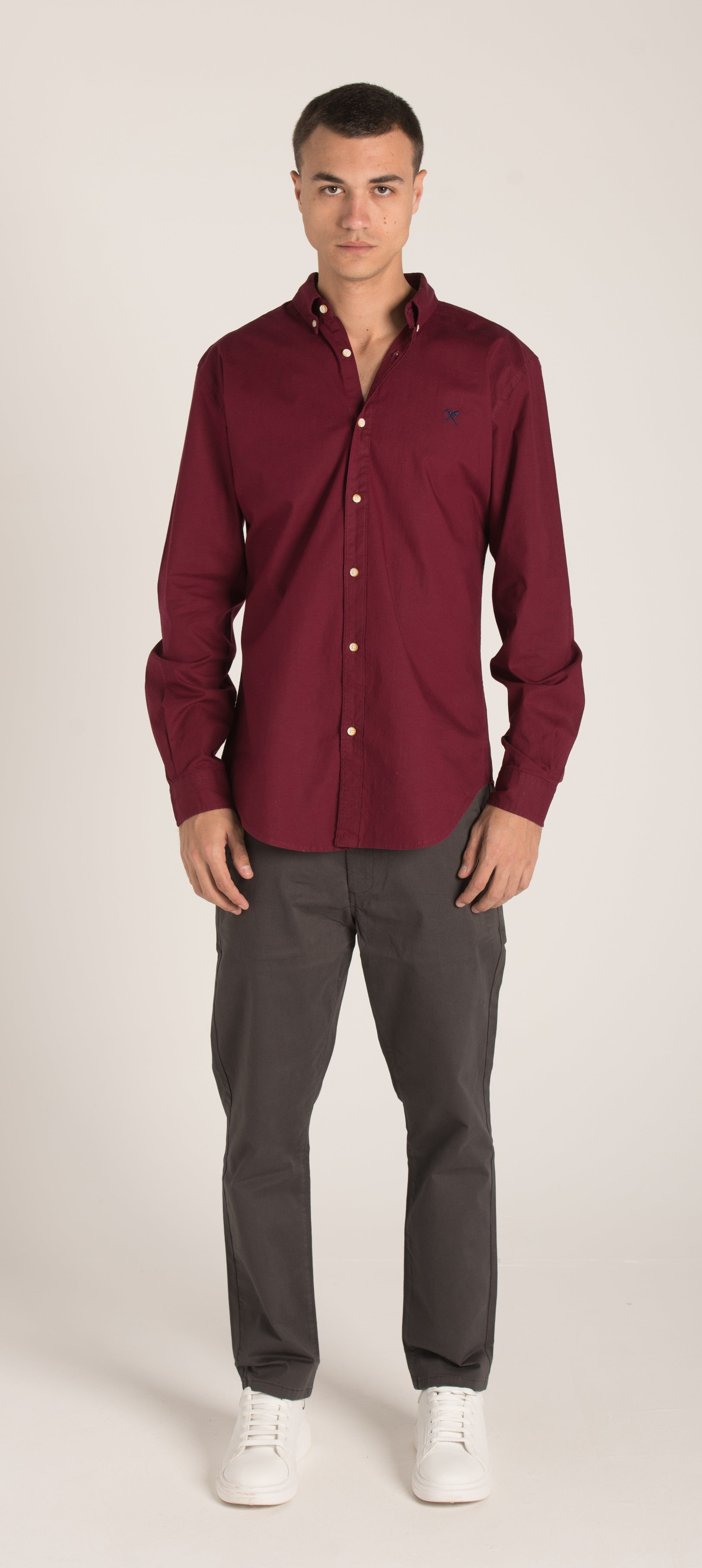 LONG SLEEVE SHIRT WITH LOGO S23M590