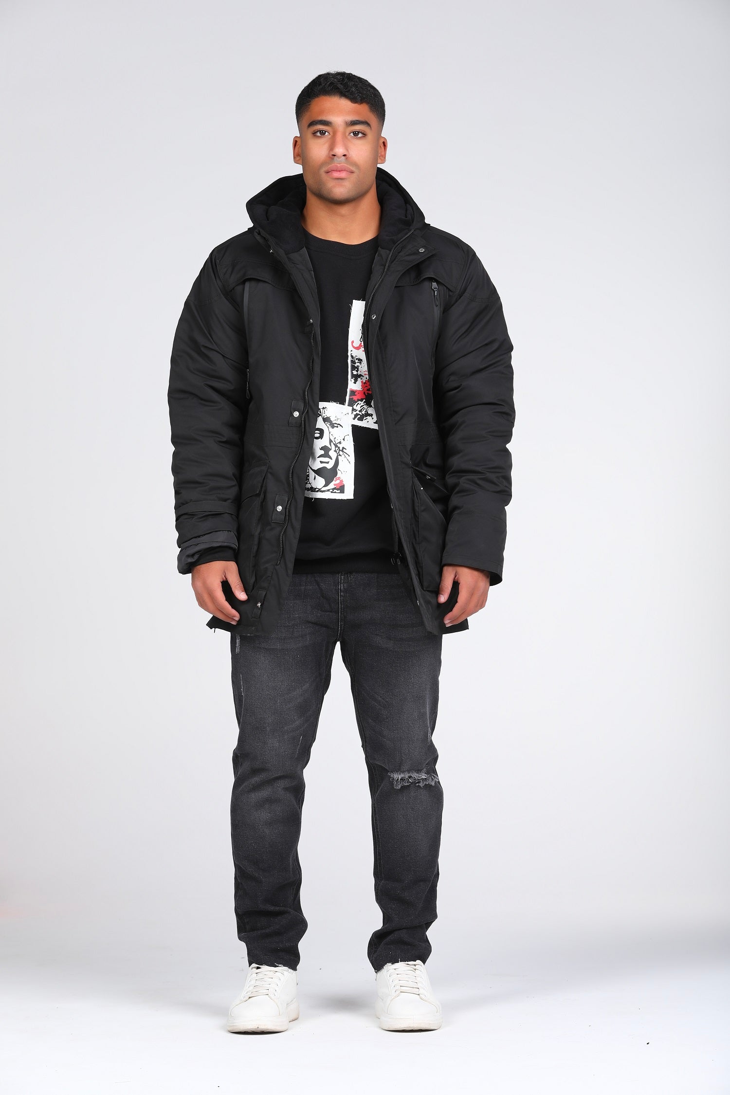 LONG SLEEVE RAIN COAT W24MJK144