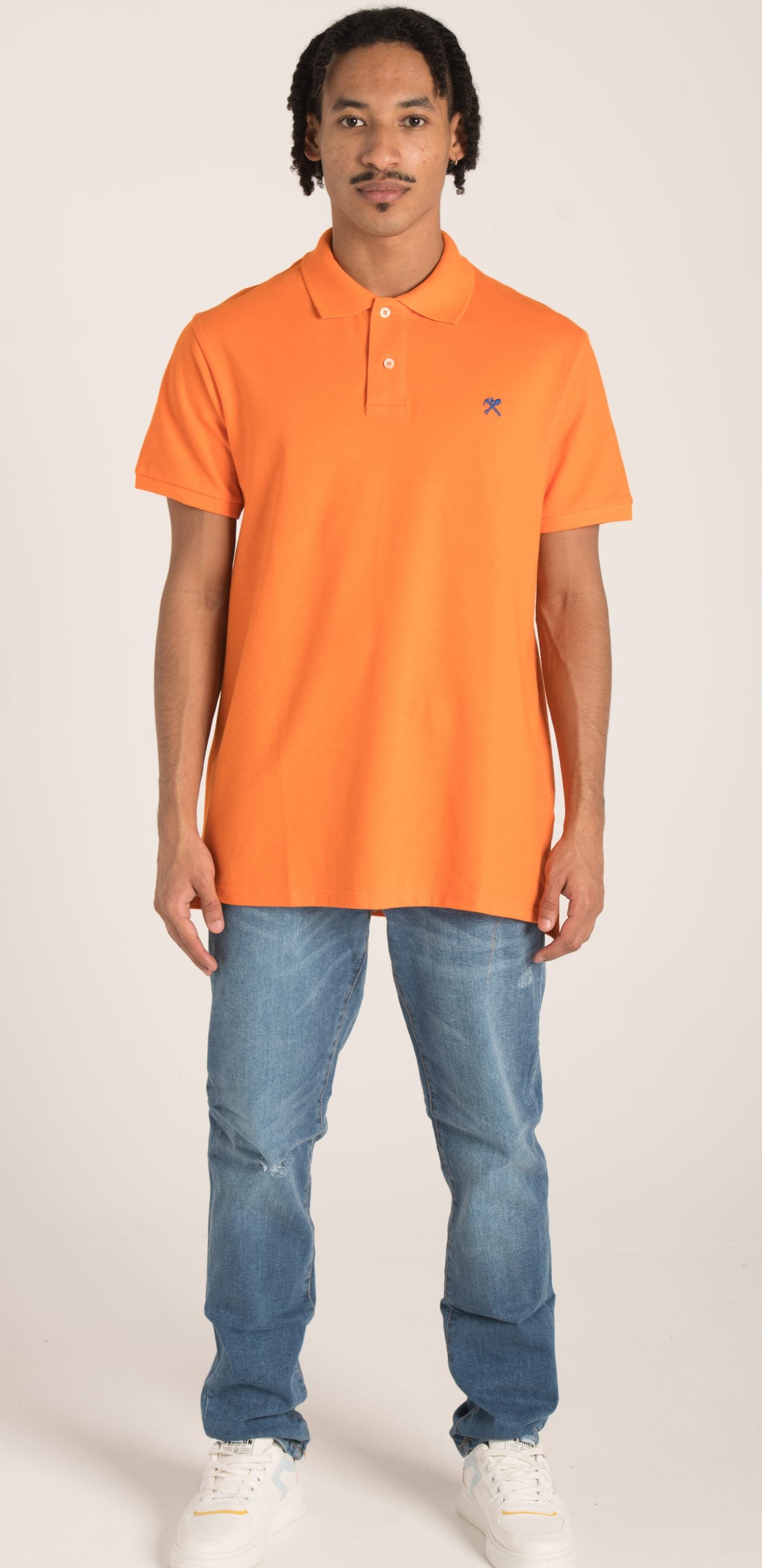 BASIC POLO WITH CONTRAST LOGO S23M162