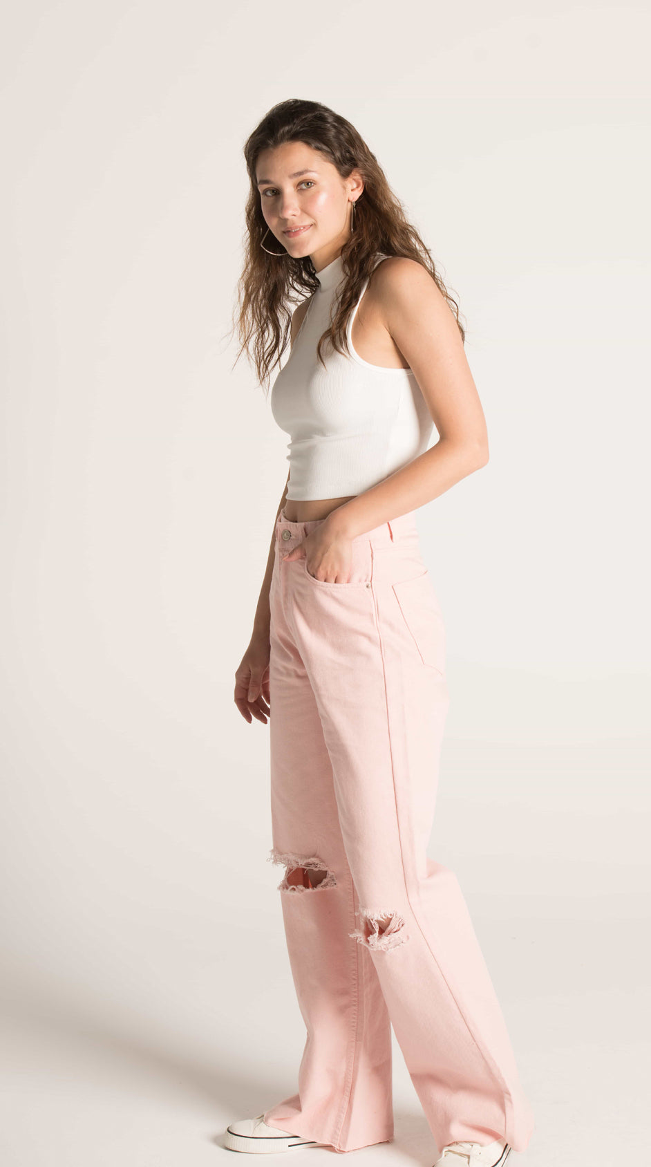 HIGH WAIST WIDE LEG PANTS s22w320