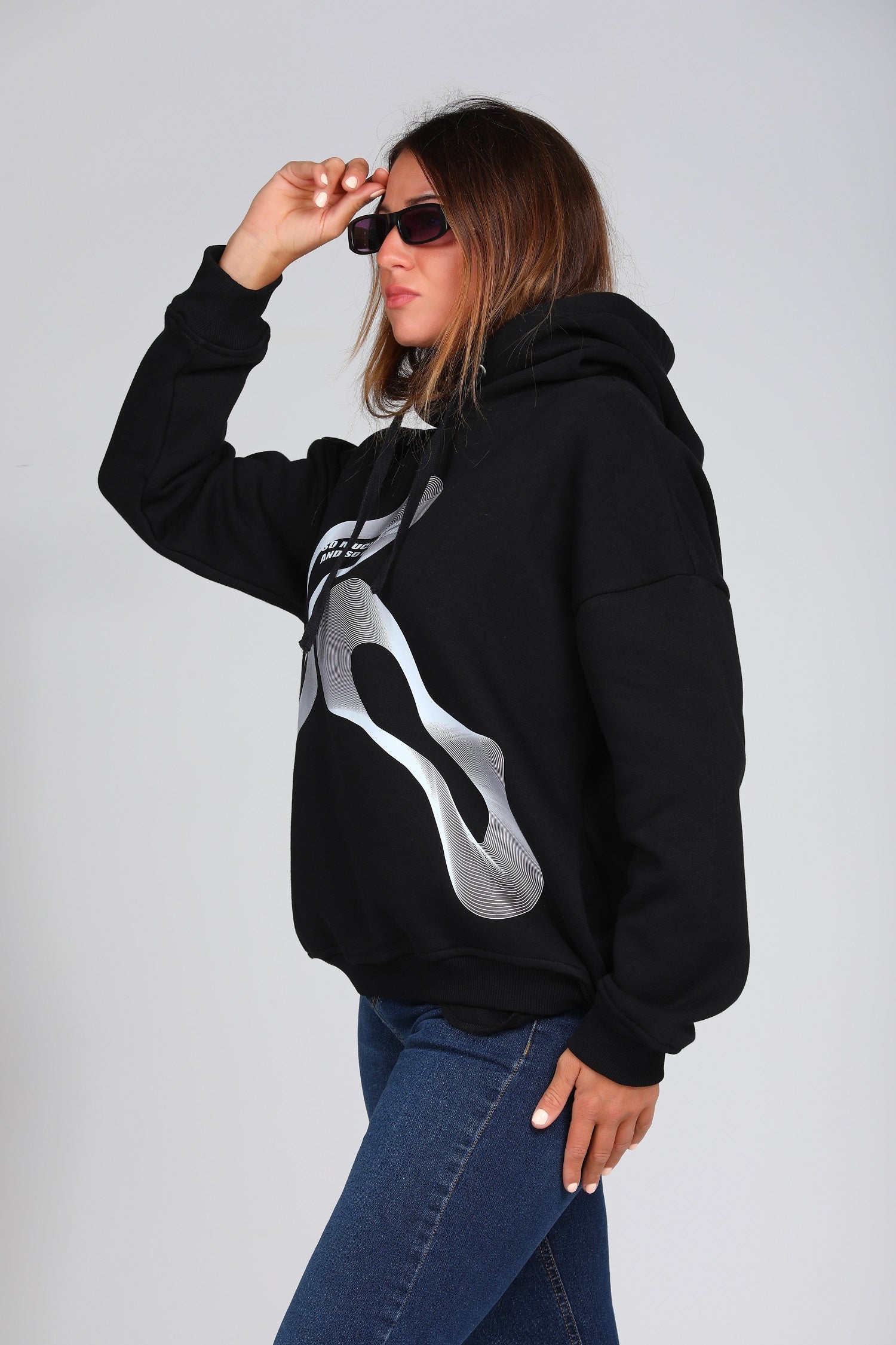 UNIVERS PRINTED HOODIE W24WSW313