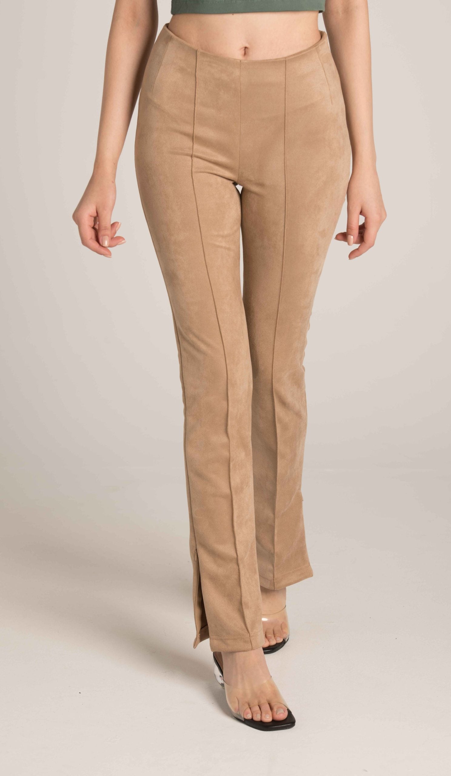 SIDE ZIP STRAIGHT LEG PANTS W23WPT757