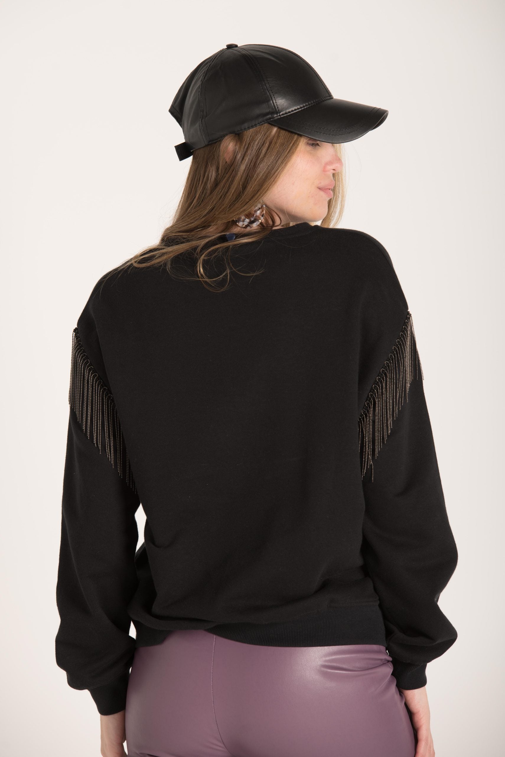 SHOULDER CHAINS ACC SWEATSHIRT W23W569