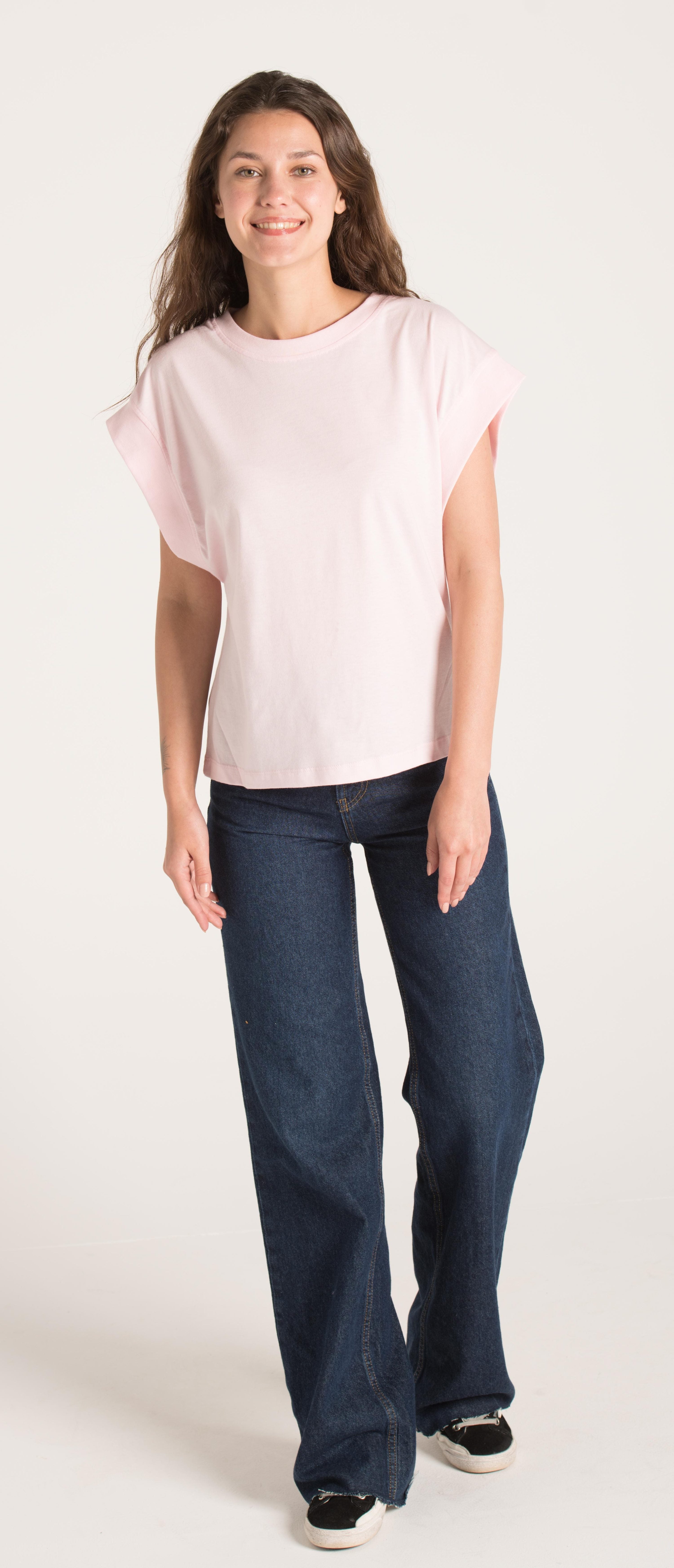 SLEEVELESS TOP WITH CREWNECK S23W218