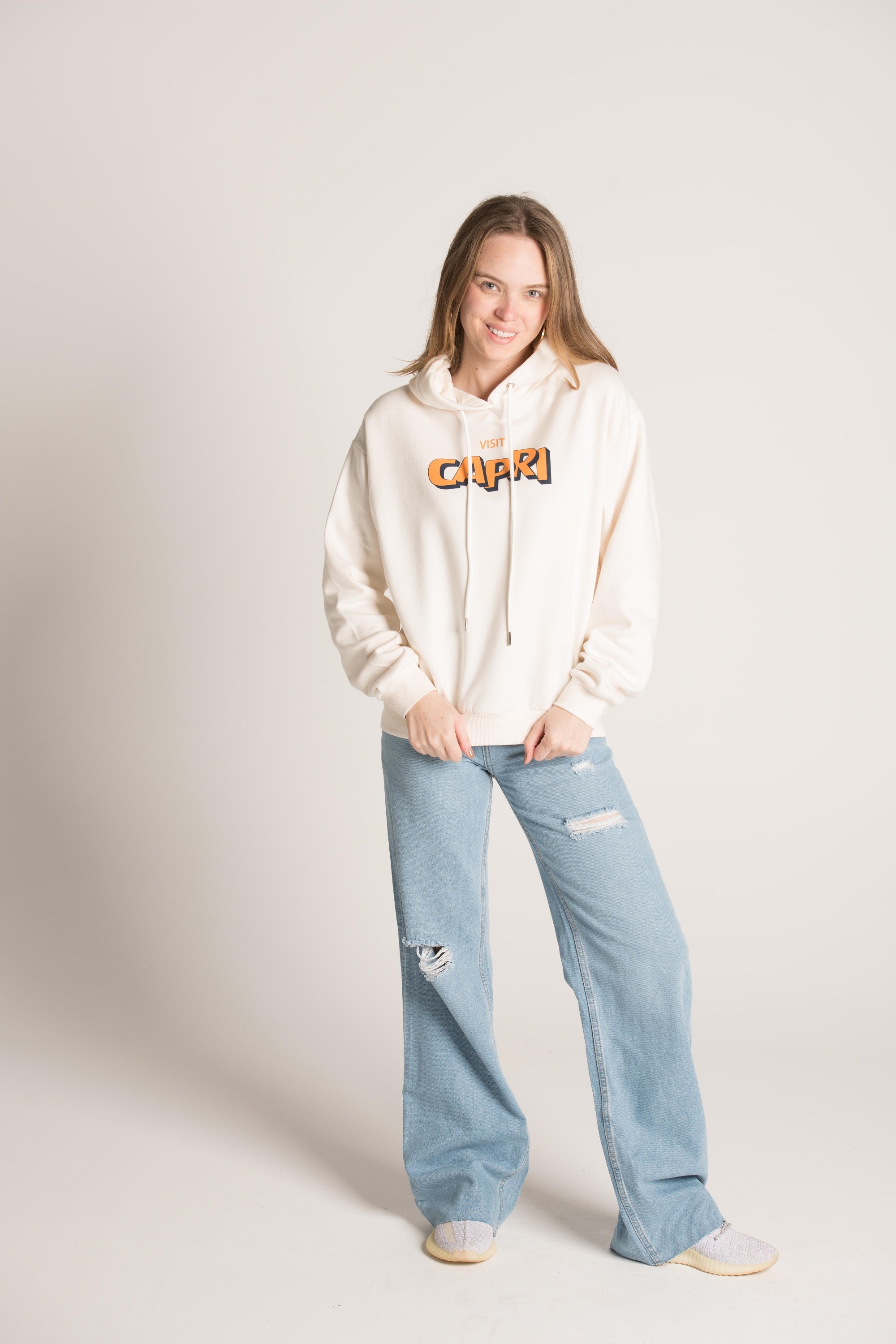FRONT & BACK PRINTED HOODIE W23W608