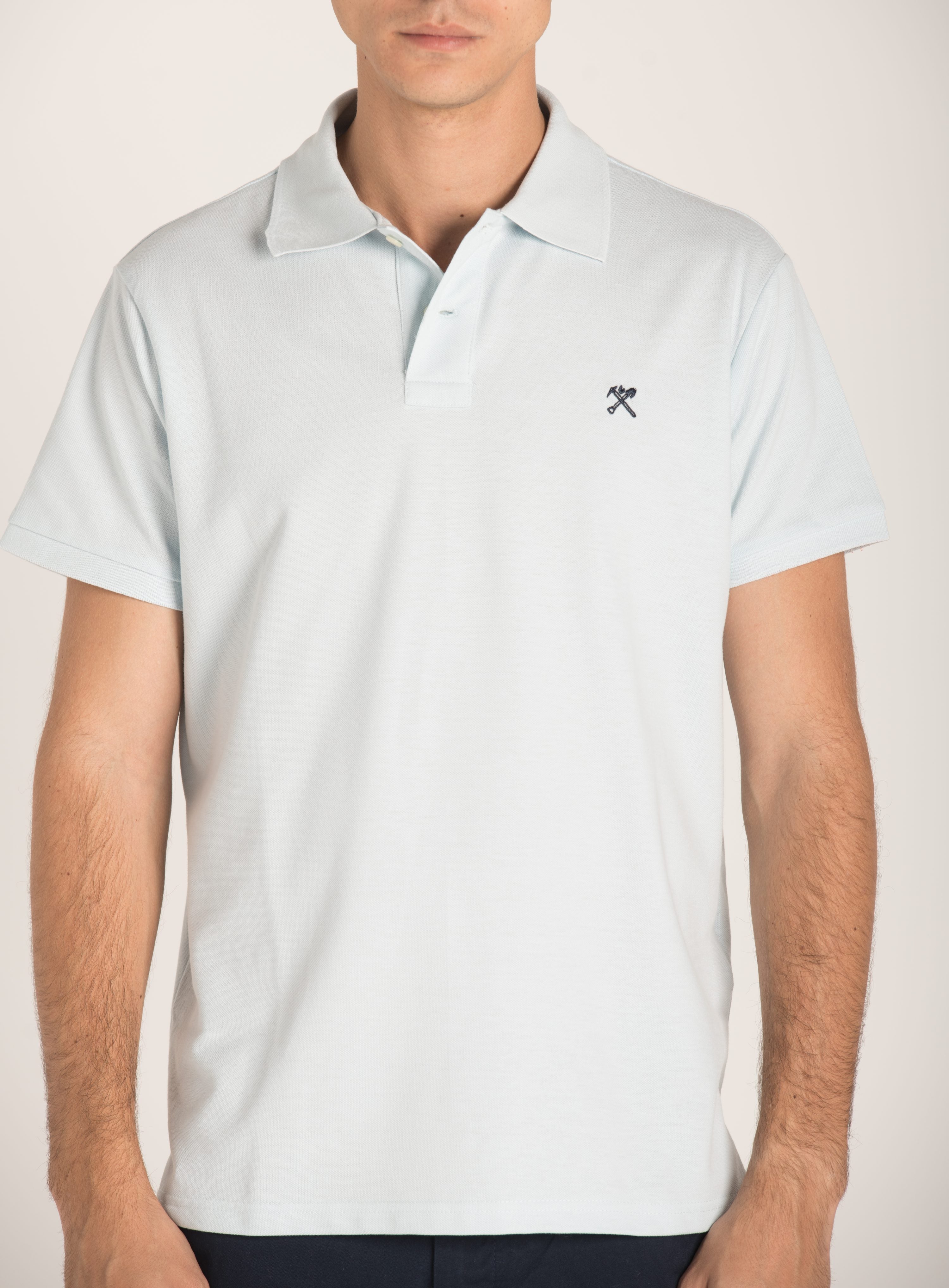 BASIC POLO WITH CONTRAST LOGO S23M162