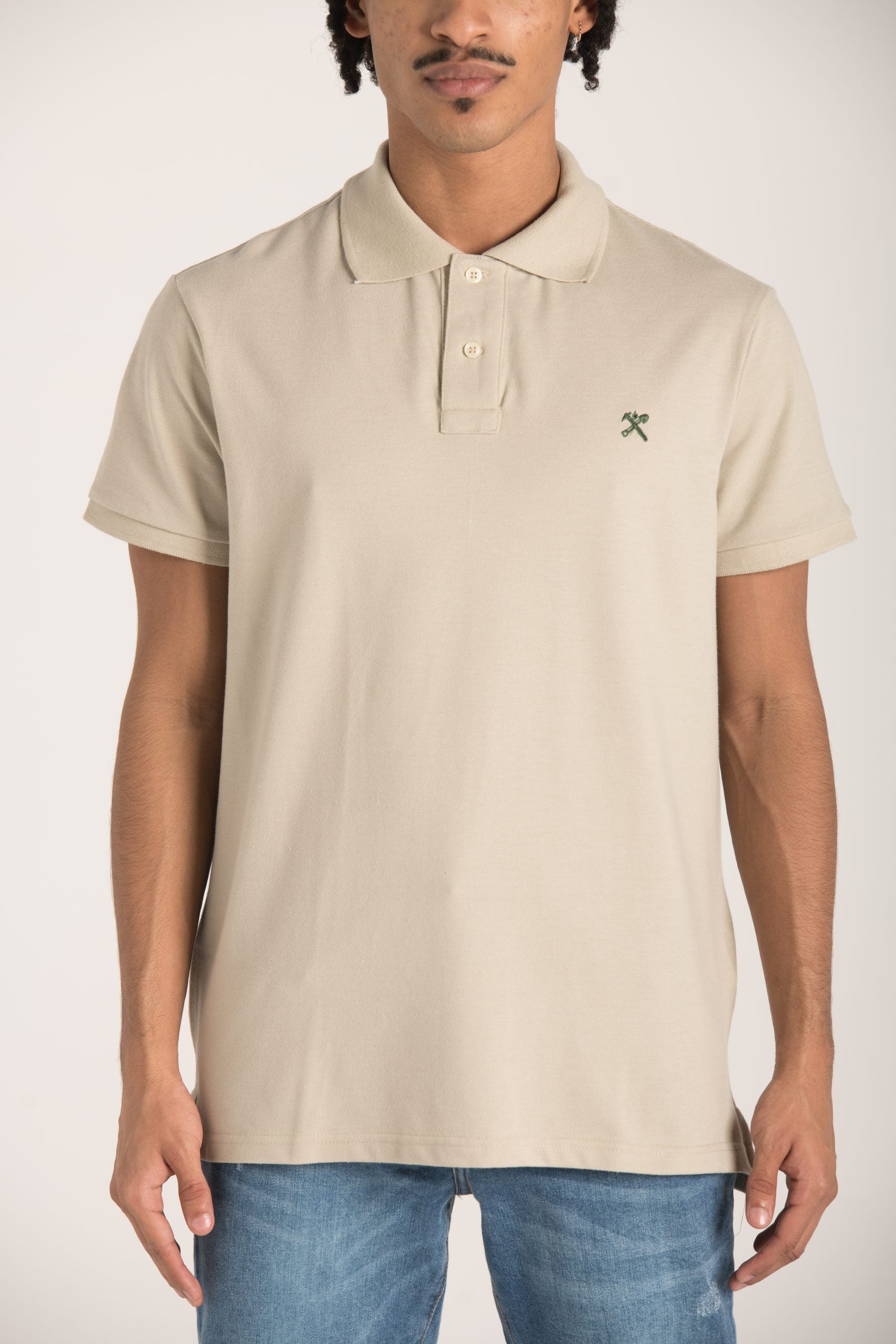 BASIC POLO WITH CONTRAST LOGO S23M162