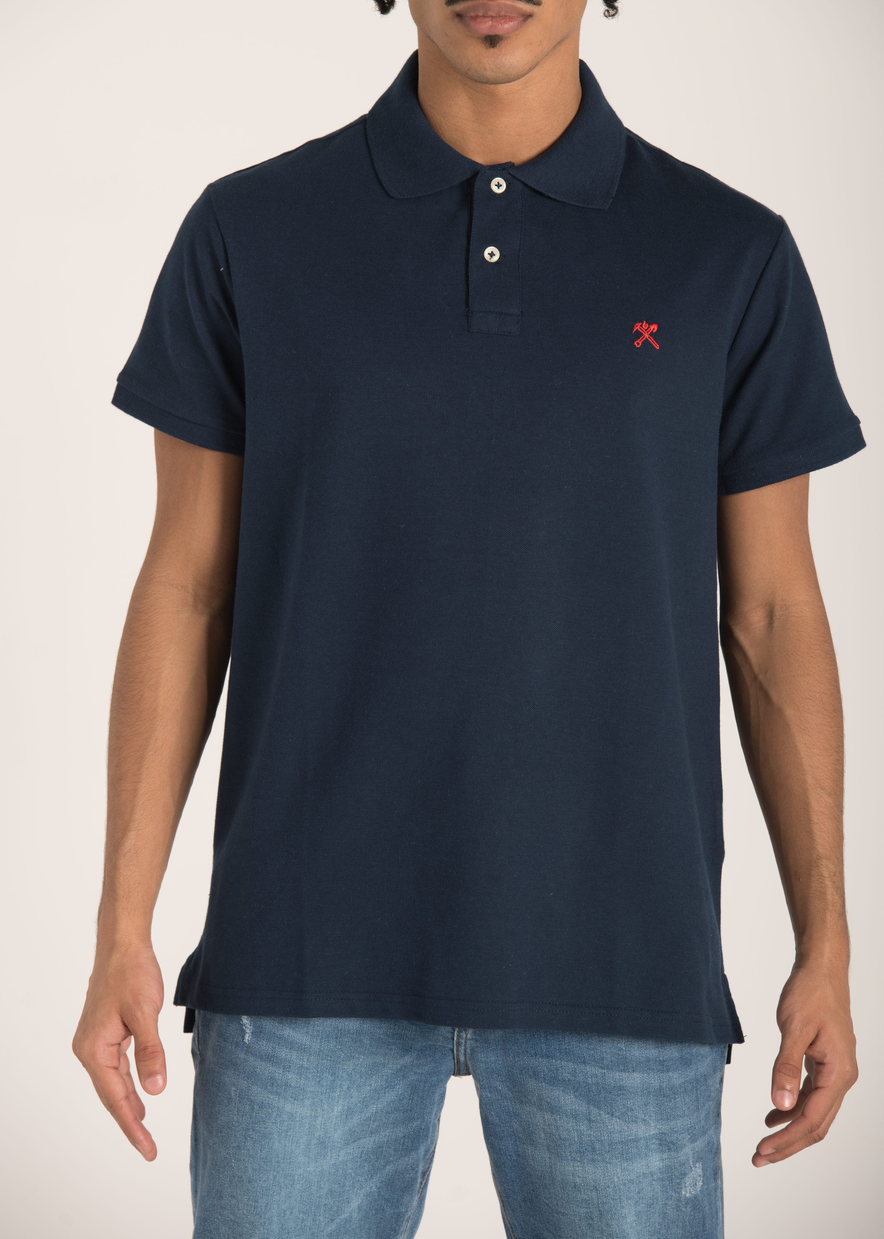 BASIC POLO WITH CONTRAST LOGO S23M162