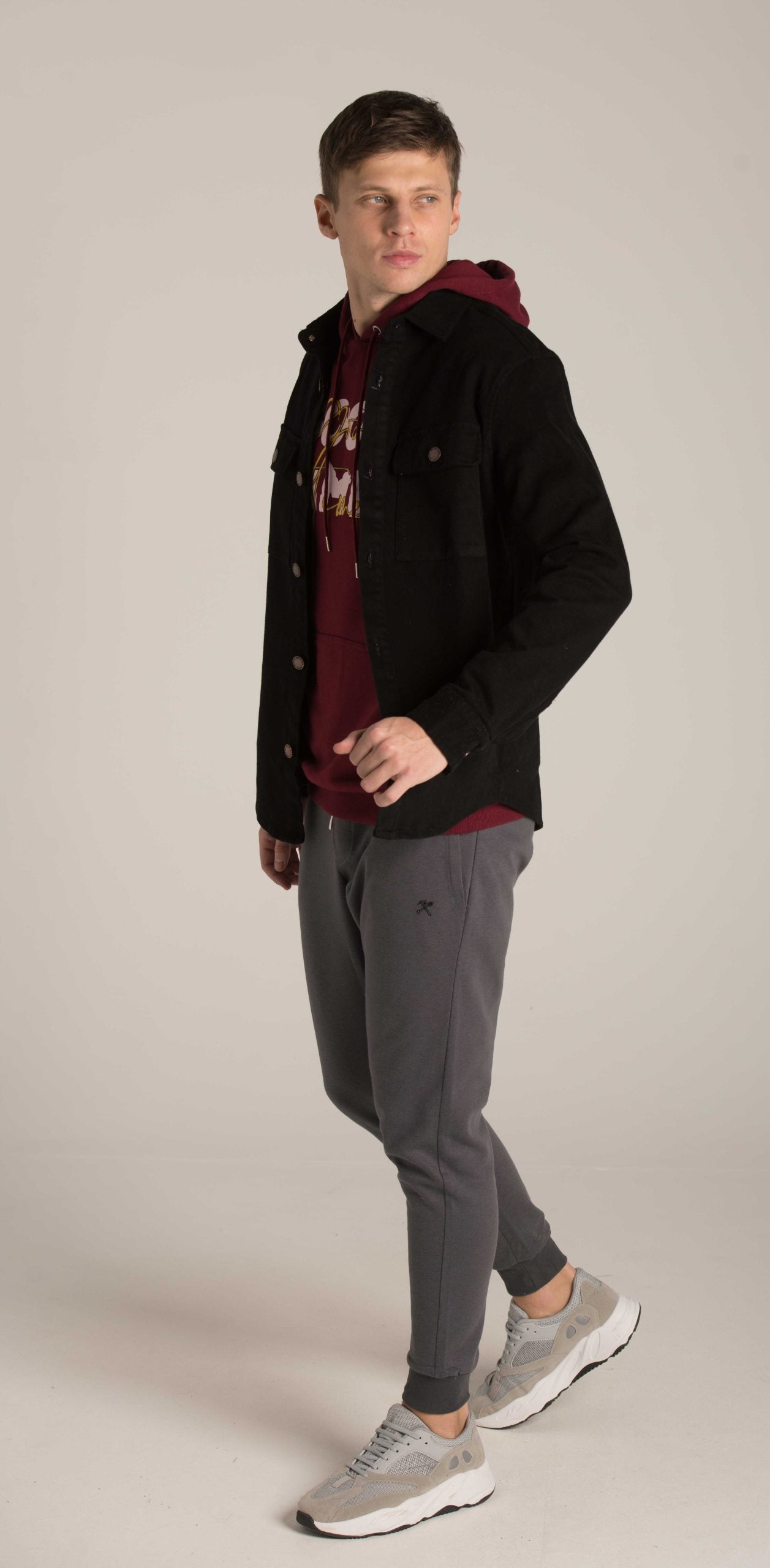 PATCH POCKETS PLAIN OVERSHIRT W23MSH107