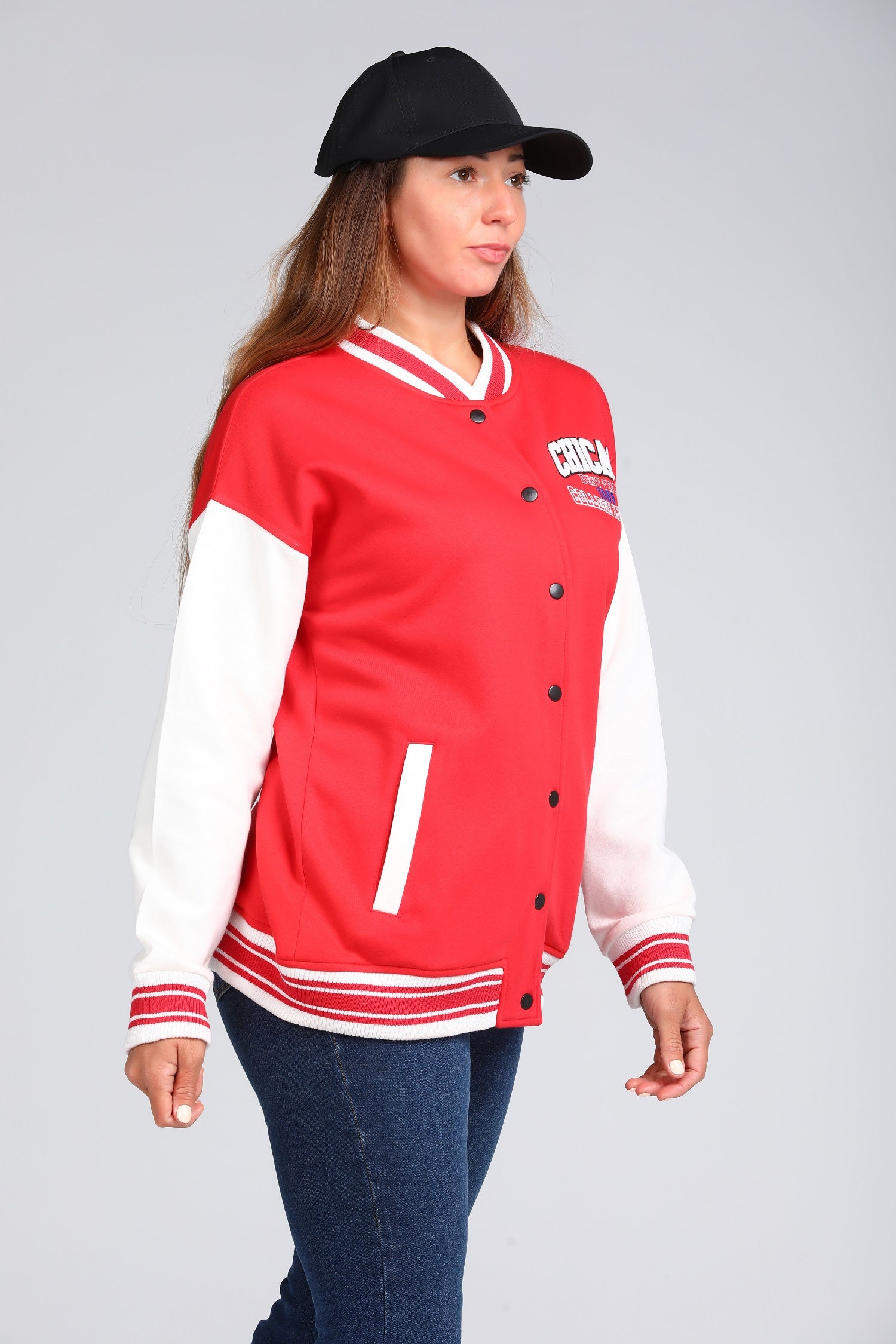 EMBROIDERD VARSITY JACKET W23WSW623