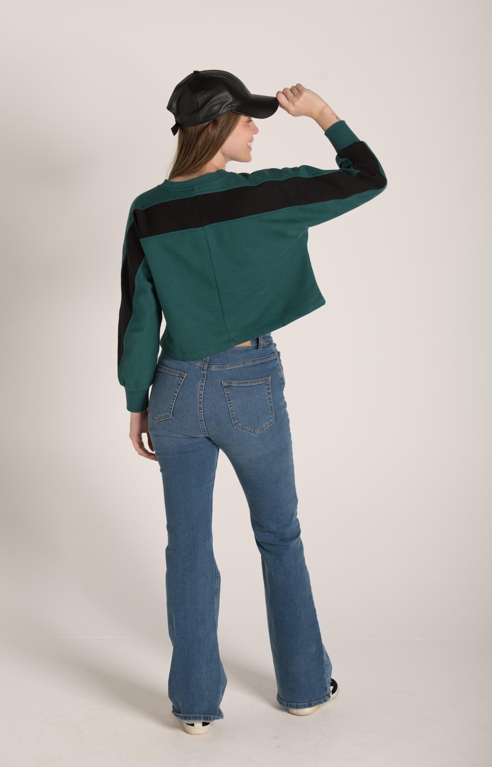 CREW NECK OVERSIZE SWEATSHIRT W23W533