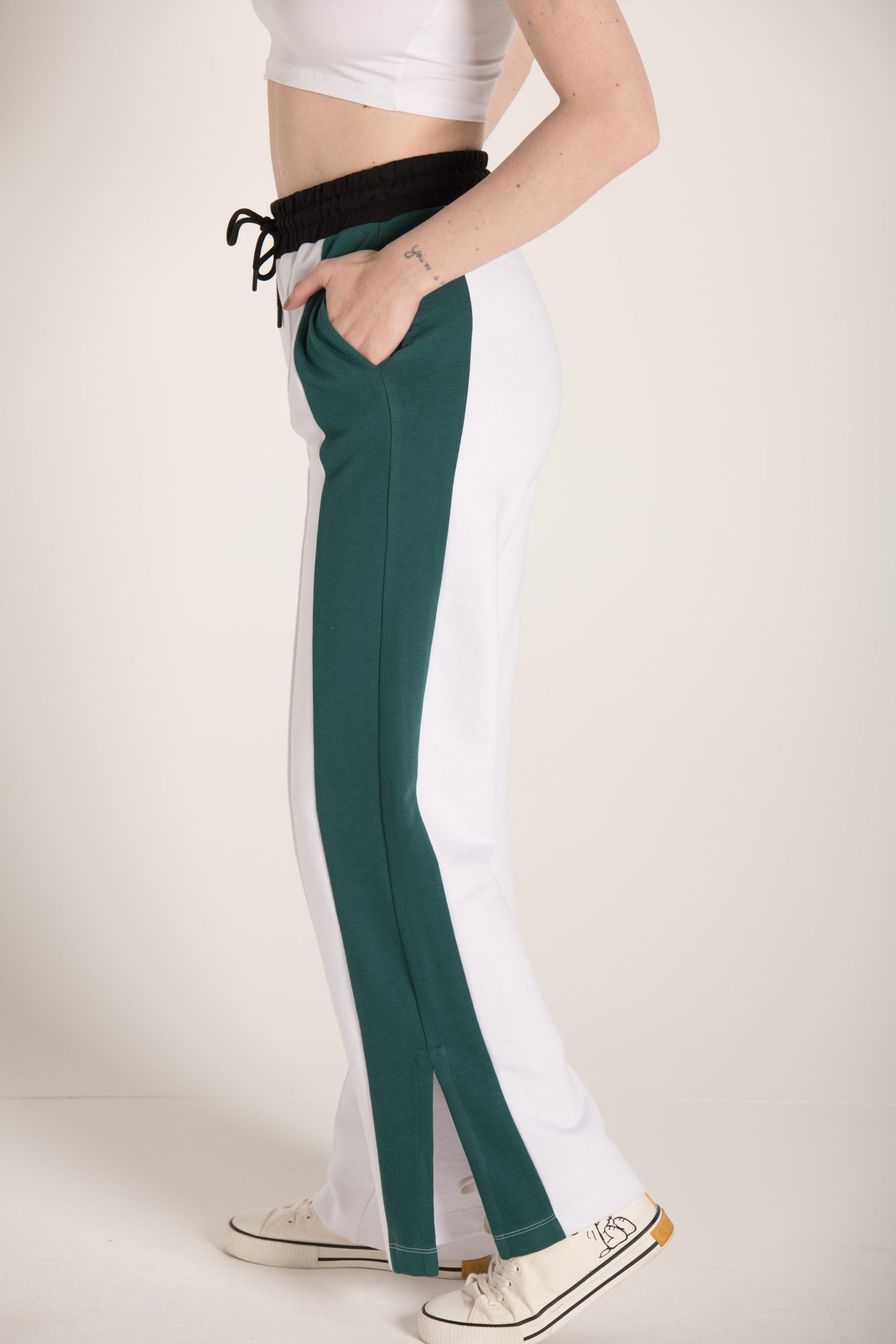 MULTICOLOR SIDE PANEL PANTS W23W596