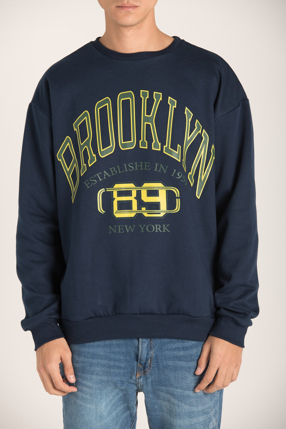 SWEATSHIRT WITH BROOKLYN PRINT W23M067