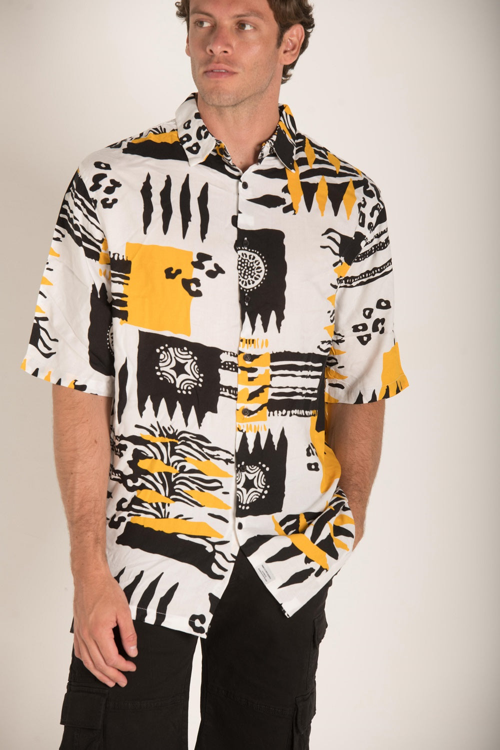 WHITE SHIRT ALL OVER PRINT S23M578