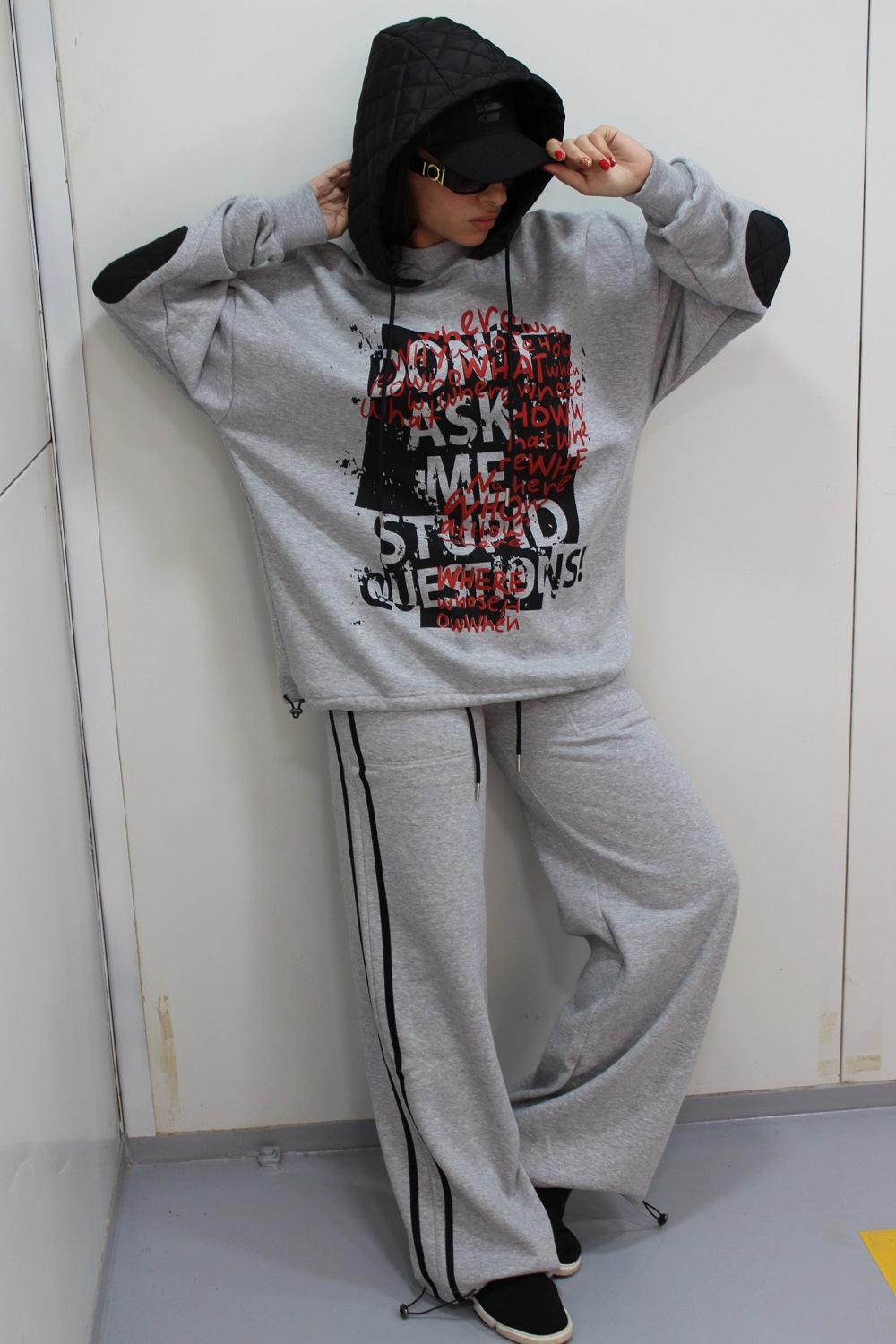Don't Ask Print Hoodie W23WSW316