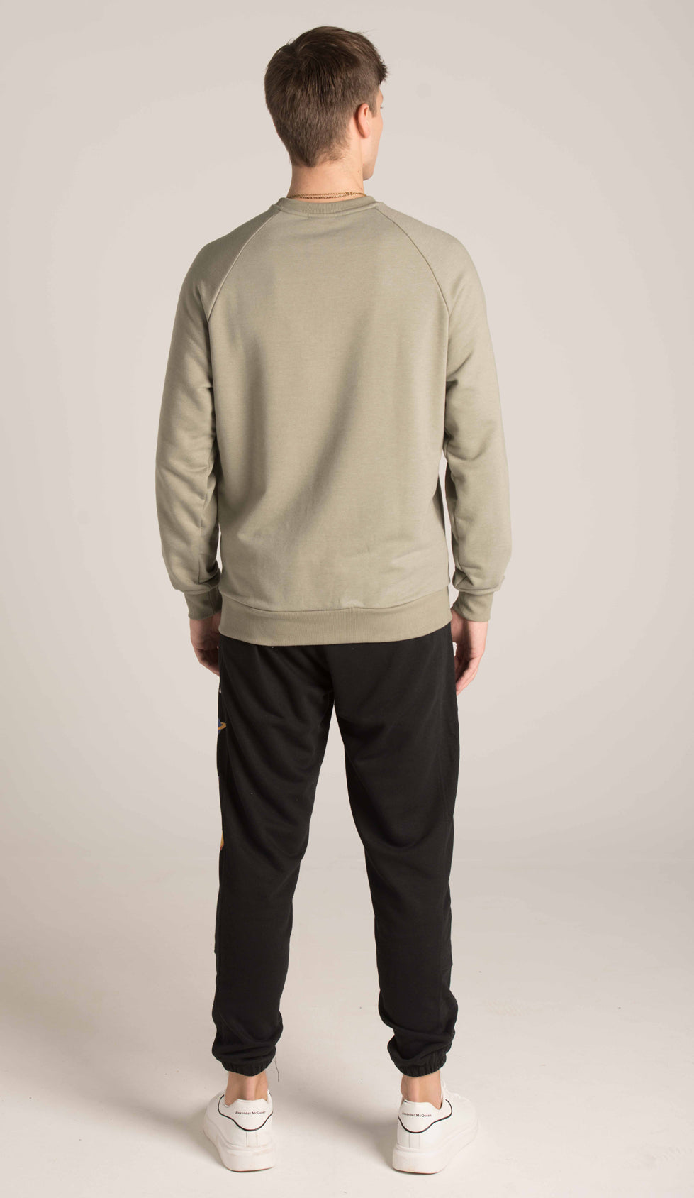 SIDE FRONT ZIP PLAIN SWEATSHIR W23MSW018