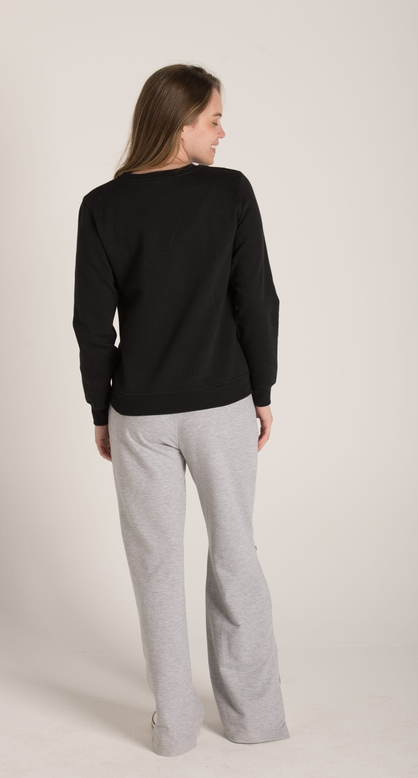 CREW NECK PLAIN SWEATSHIRT W23W616