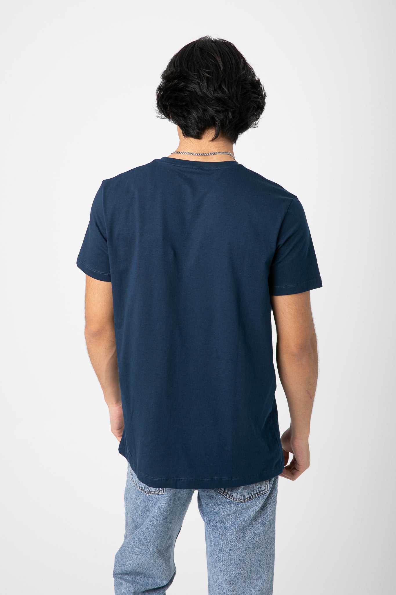 V.NECK T-SHIRT WITH LOGO S22M412