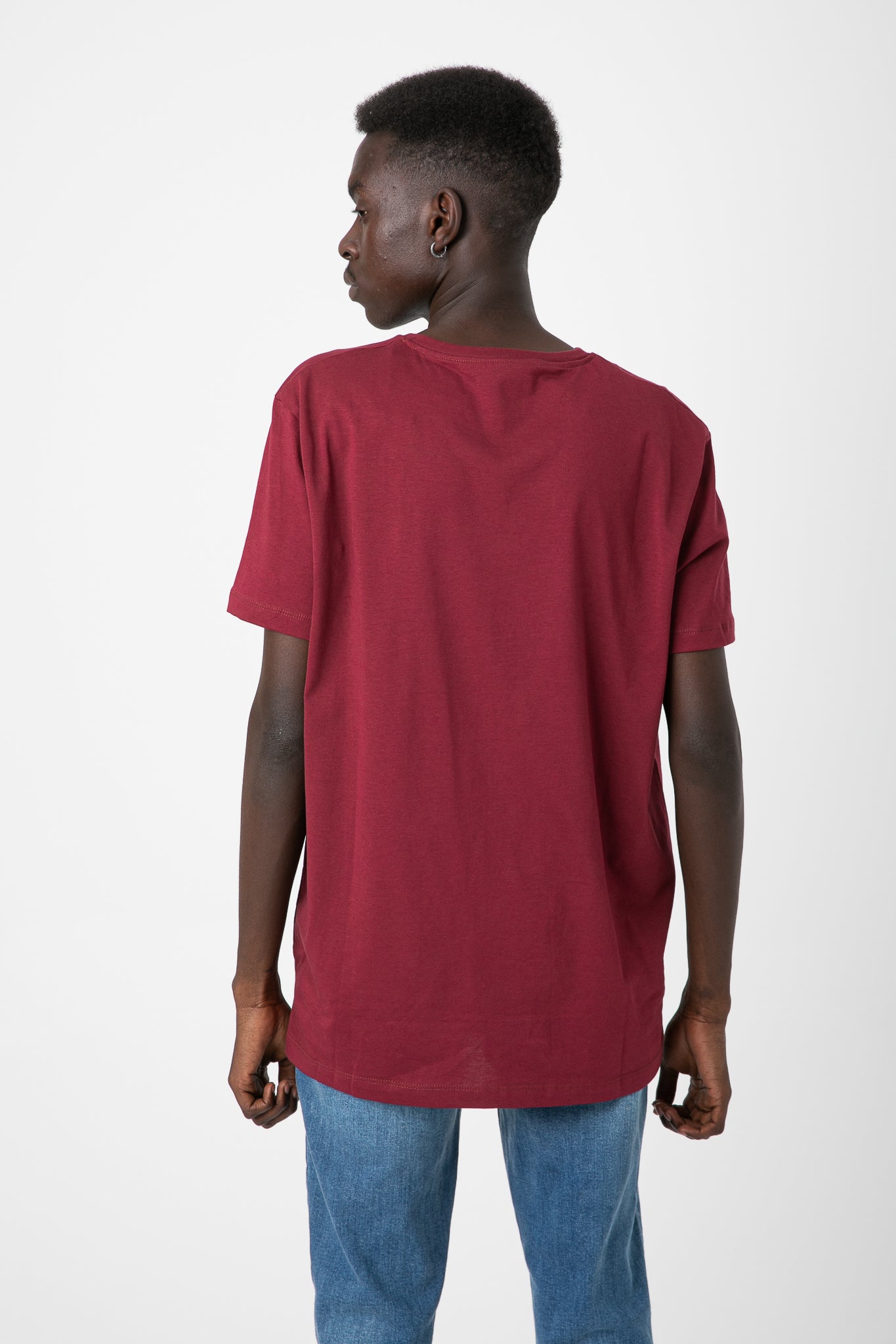 V.NECK T-SHIRT WITH LOGO S22M412