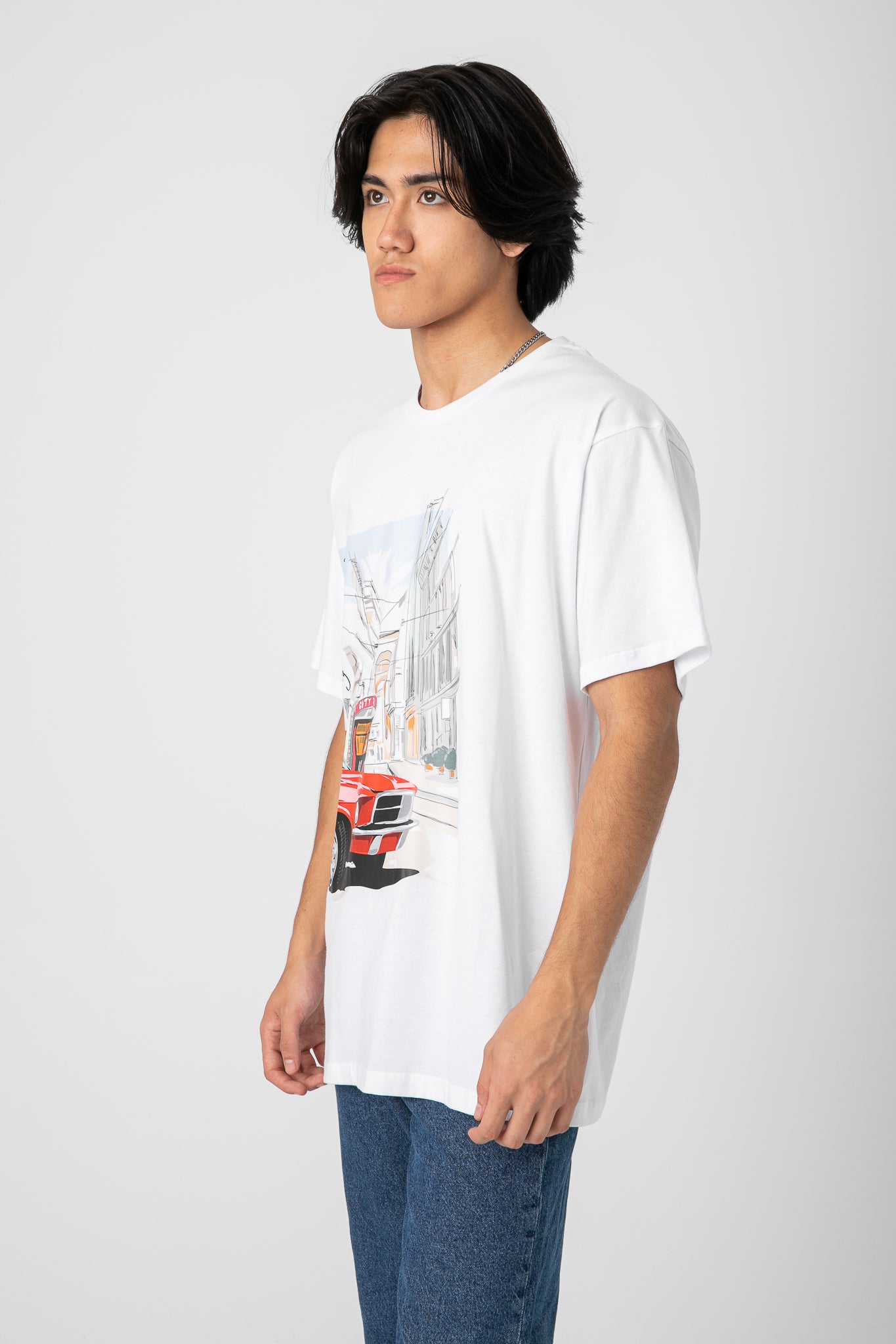 T-SHIRT WITH GRAPHIC PRINT S23M486