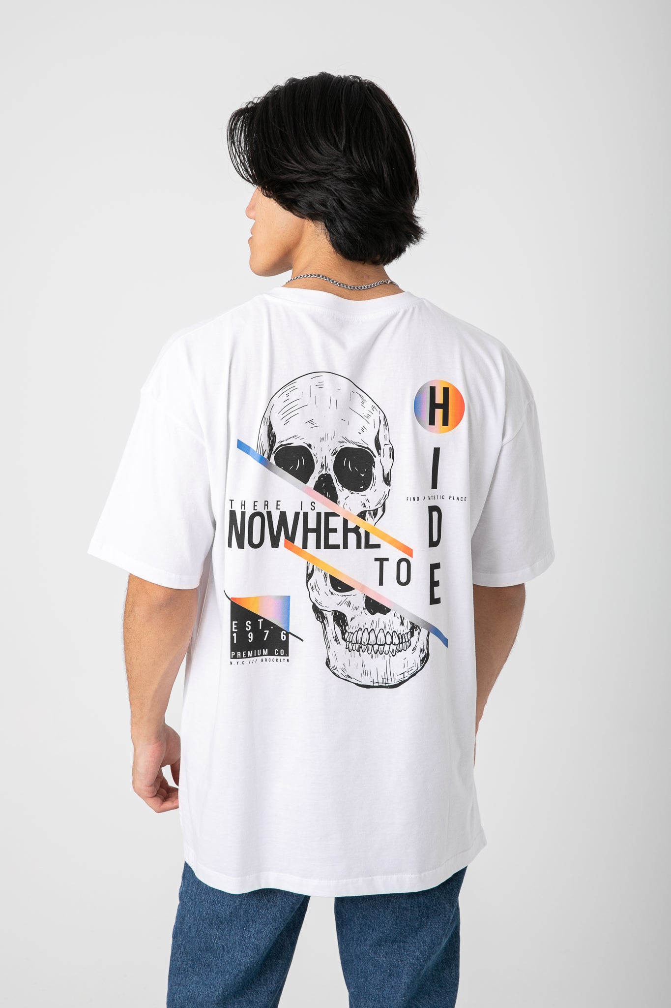 OVERSIZESKULL COLOR T-SHIRT S23M011