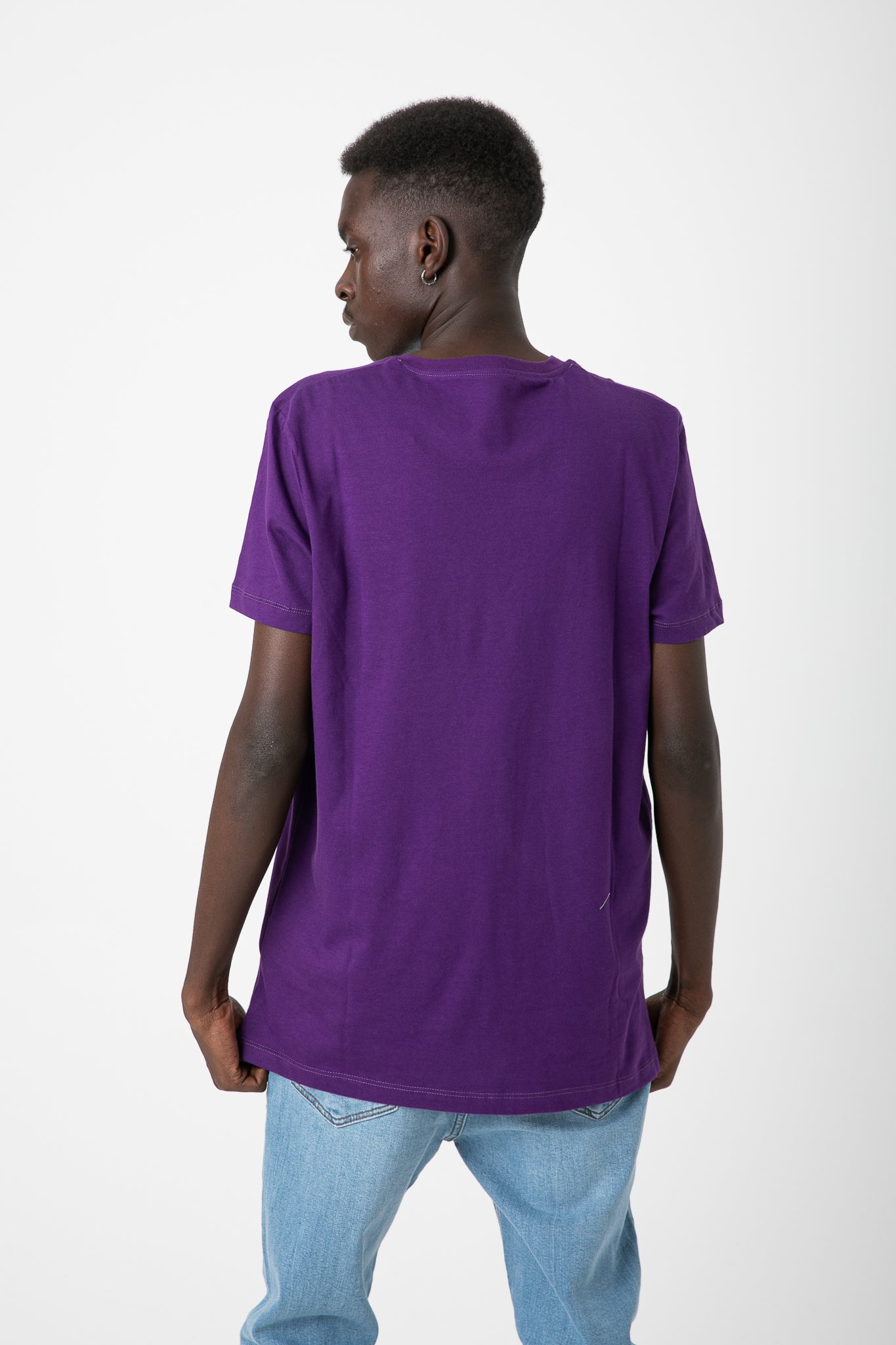 V.NECK T-SHIRT WITH LOGO S22M412