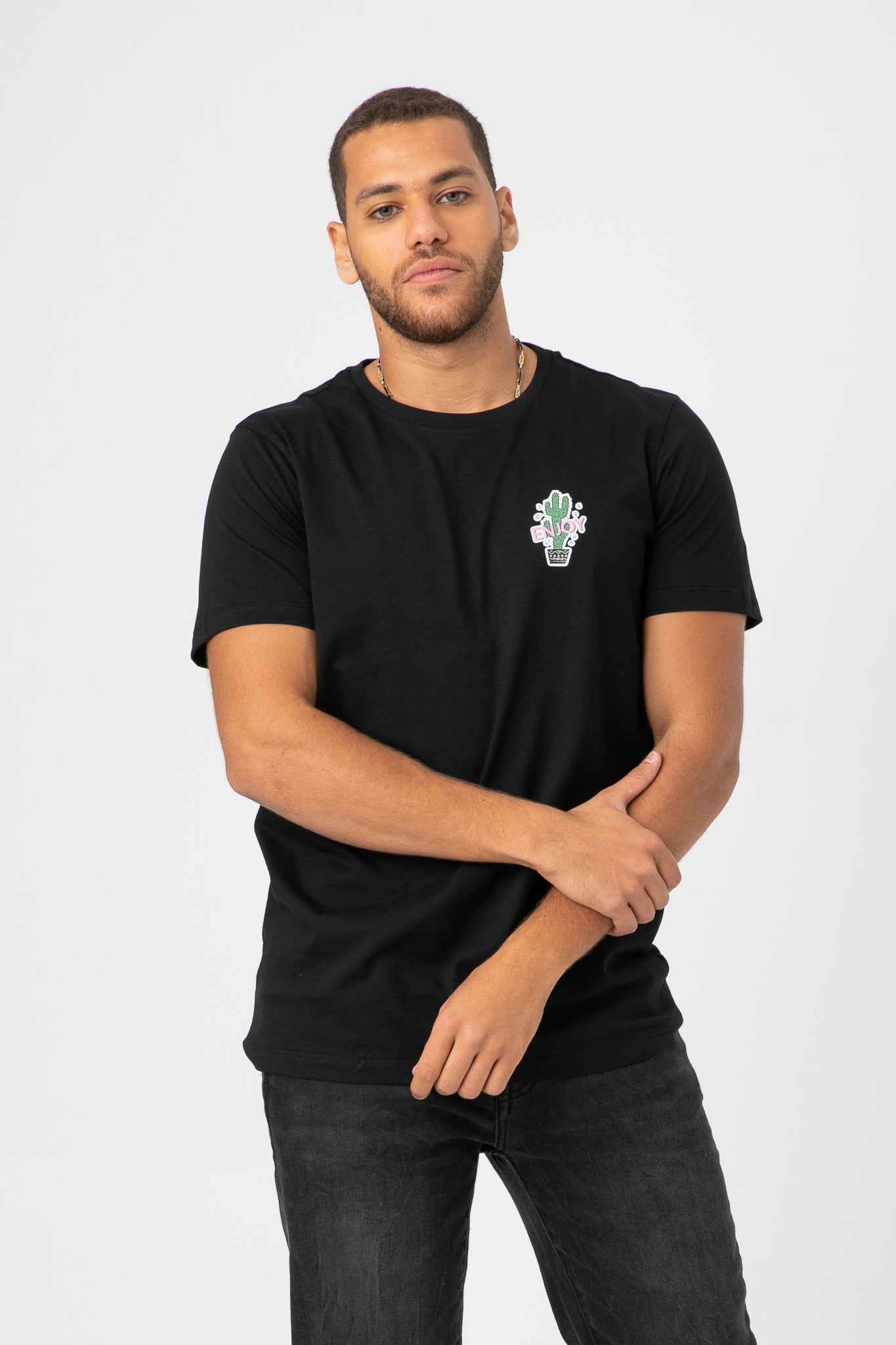 DESERT CACTUS SLOGAN T-SHIRT S23M428