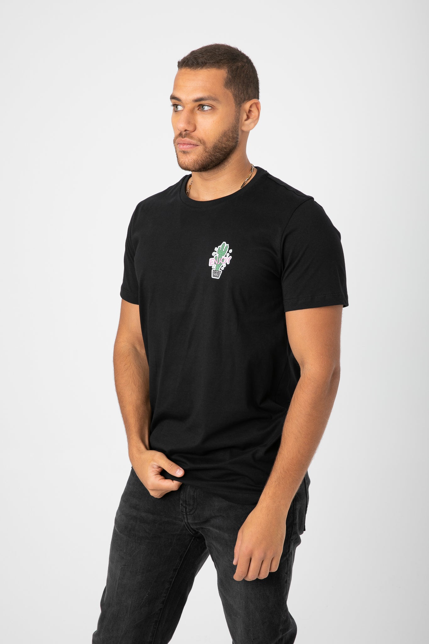 DESERT CACTUS SLOGAN T-SHIRT S23M428