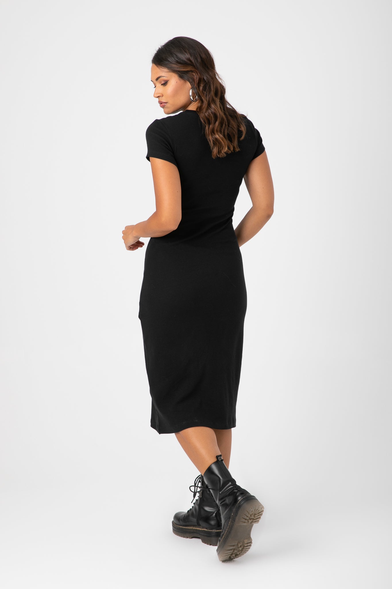 RIBBED MIDI DRESS S23W222