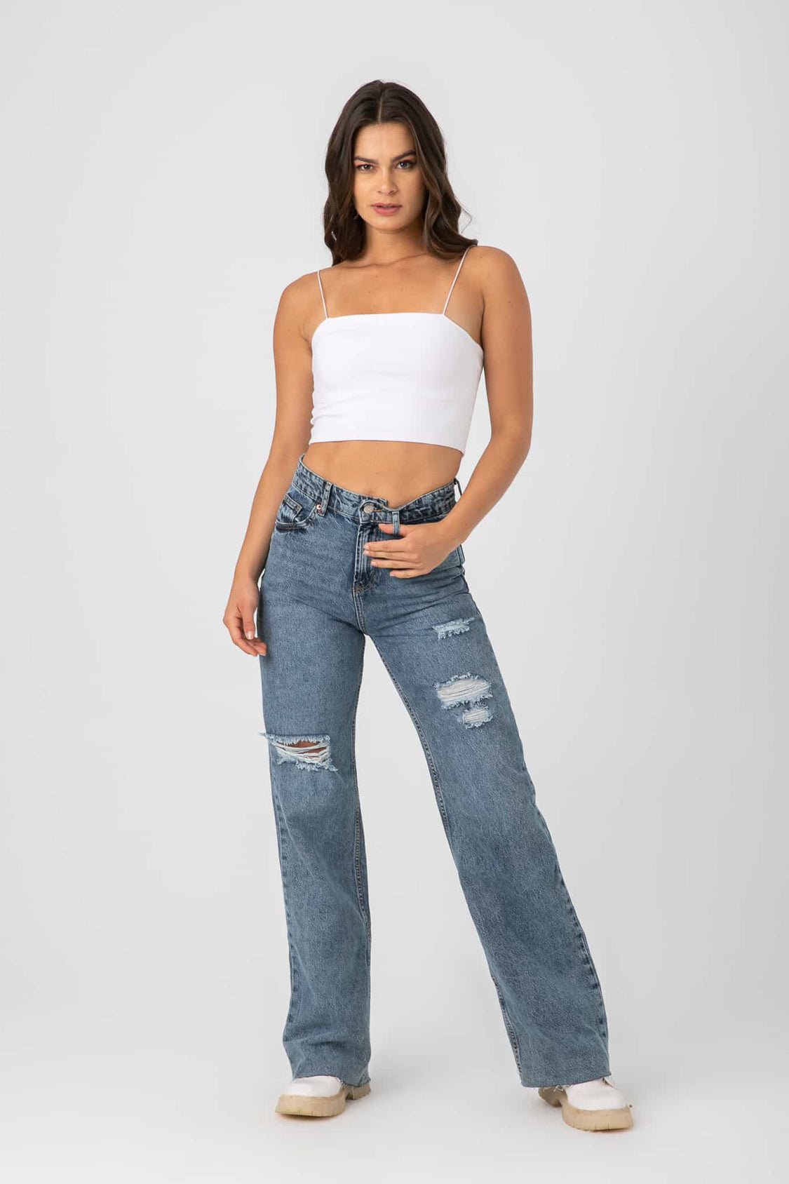 WOMEN JEANS WIDE LEG