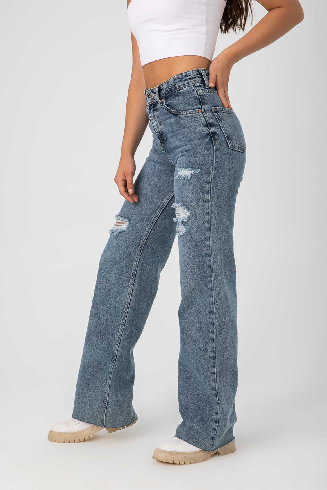 WOMEN JEANS WIDE LEG