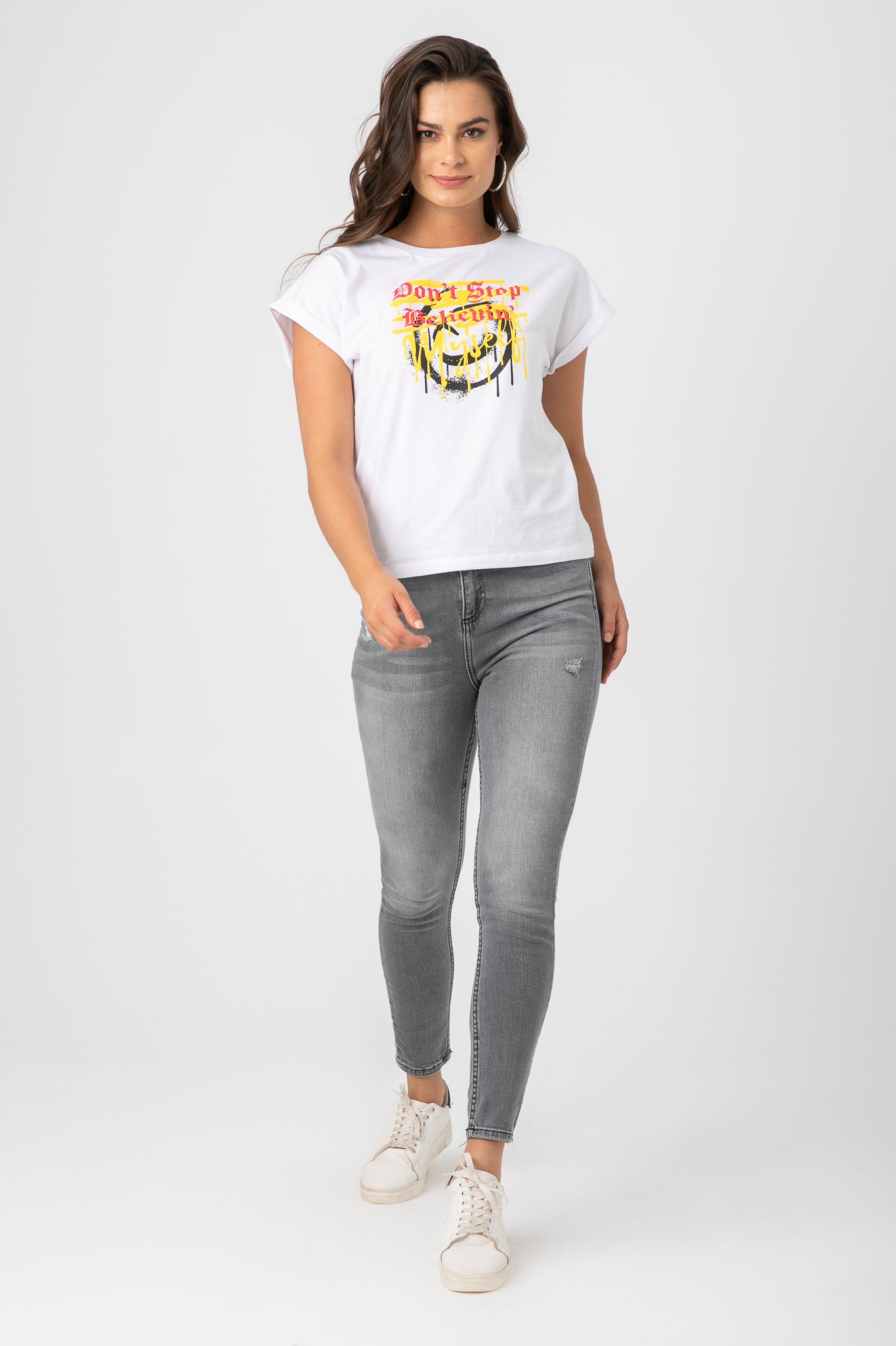 WOMEN JEANS SKINNY HIGHWAIST