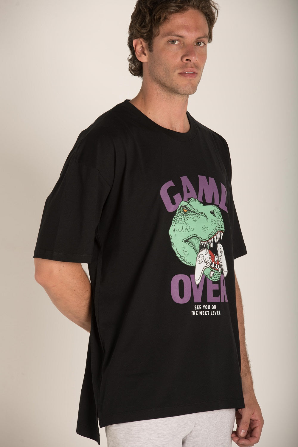 GAME OVER T-SHIRT OVERSIZE S24M511