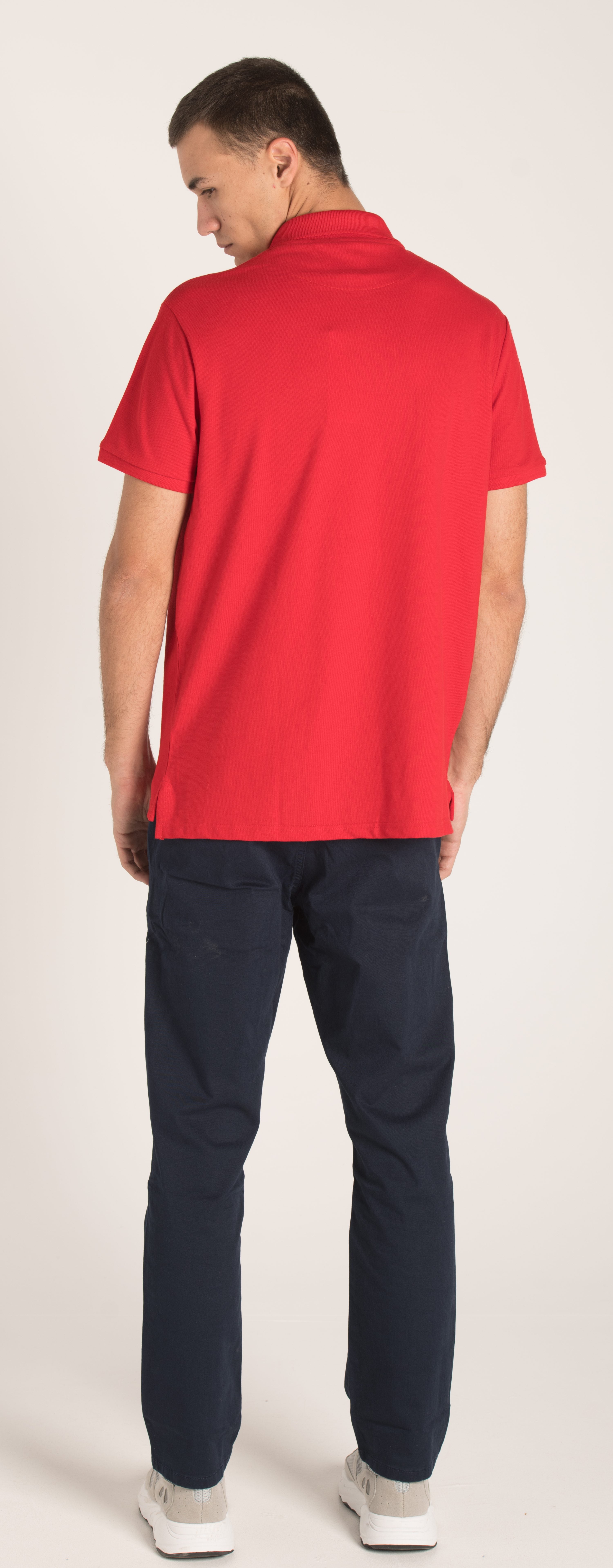 BASIC POLO WITH CONTRAST LOGO S23M162