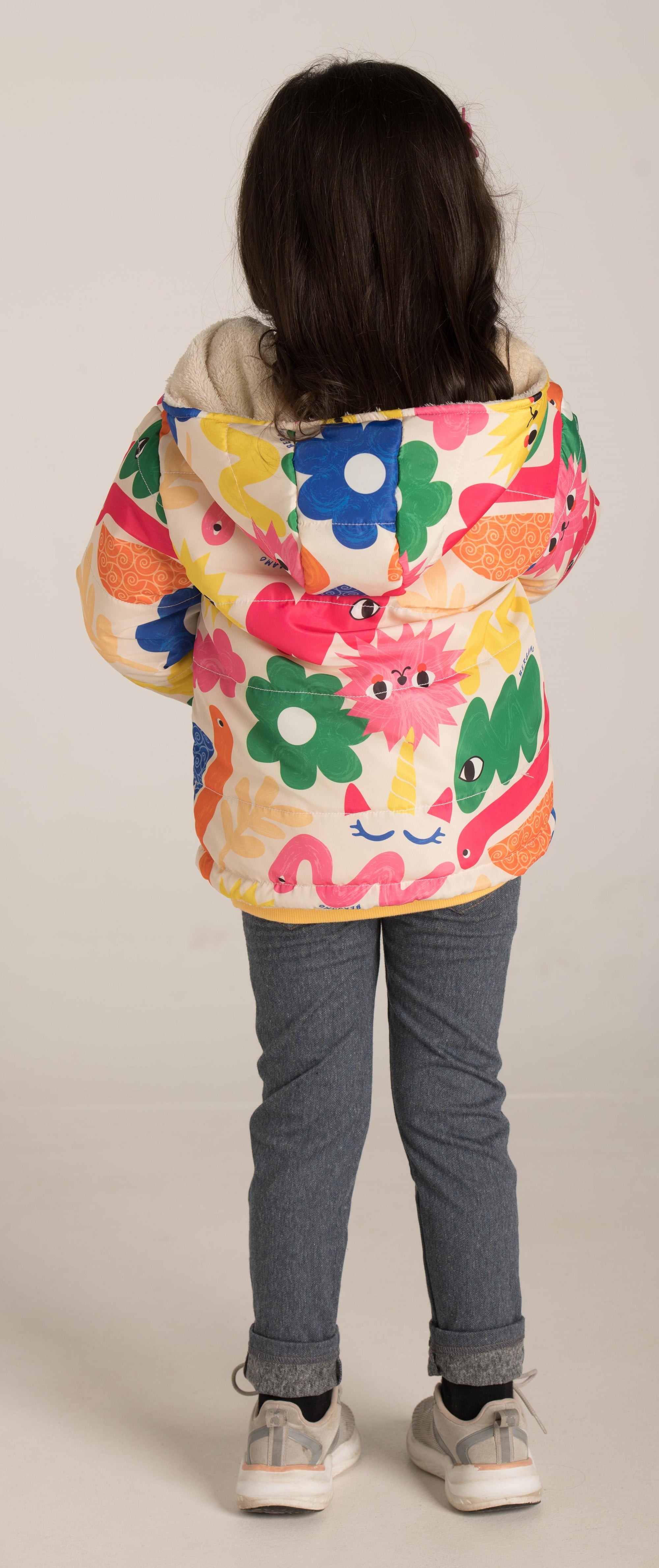 Kids Print Double Face Jacket W23GJK607