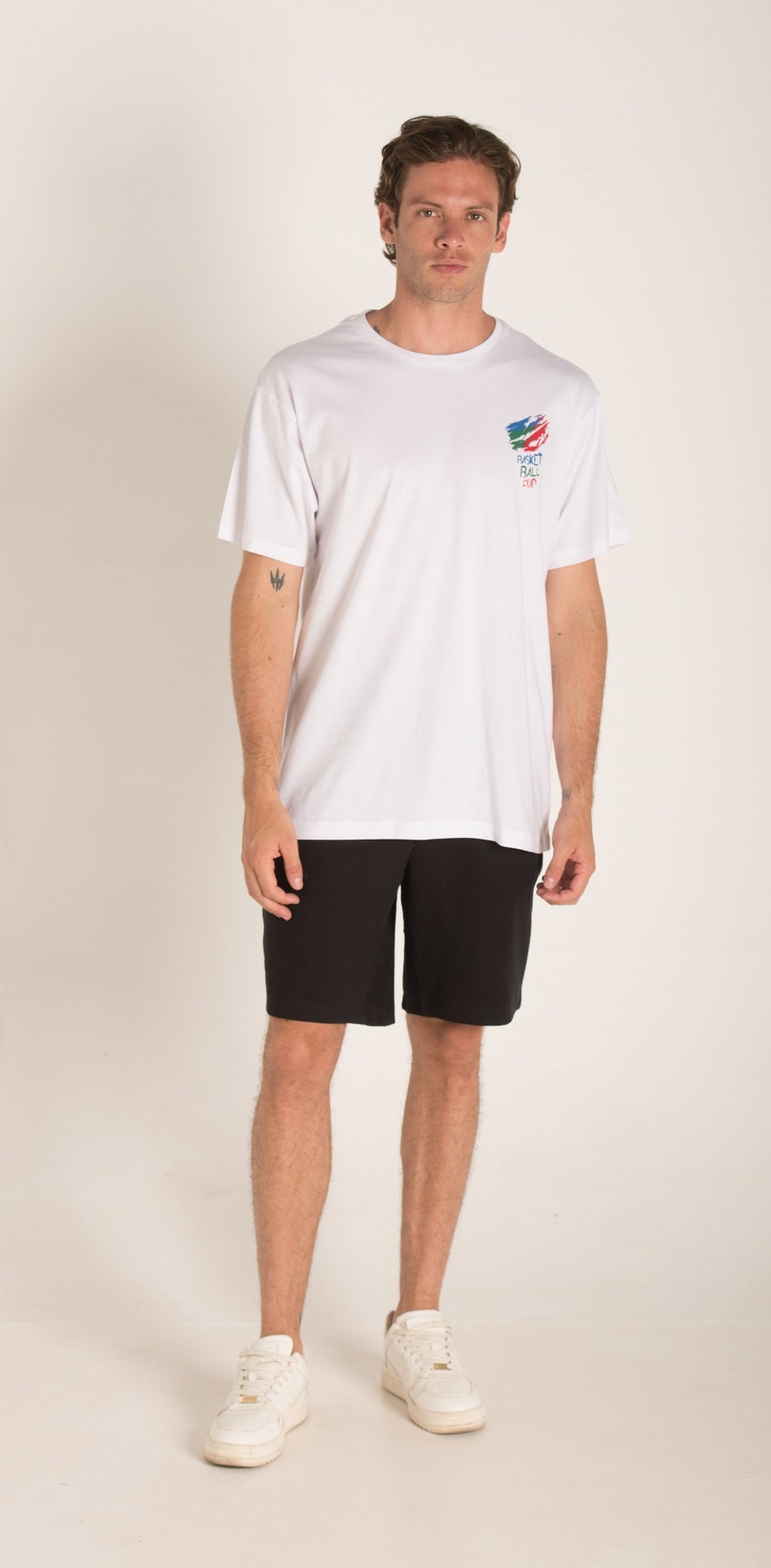 BASKET BALL  PRINT T-SHIRT S24M477