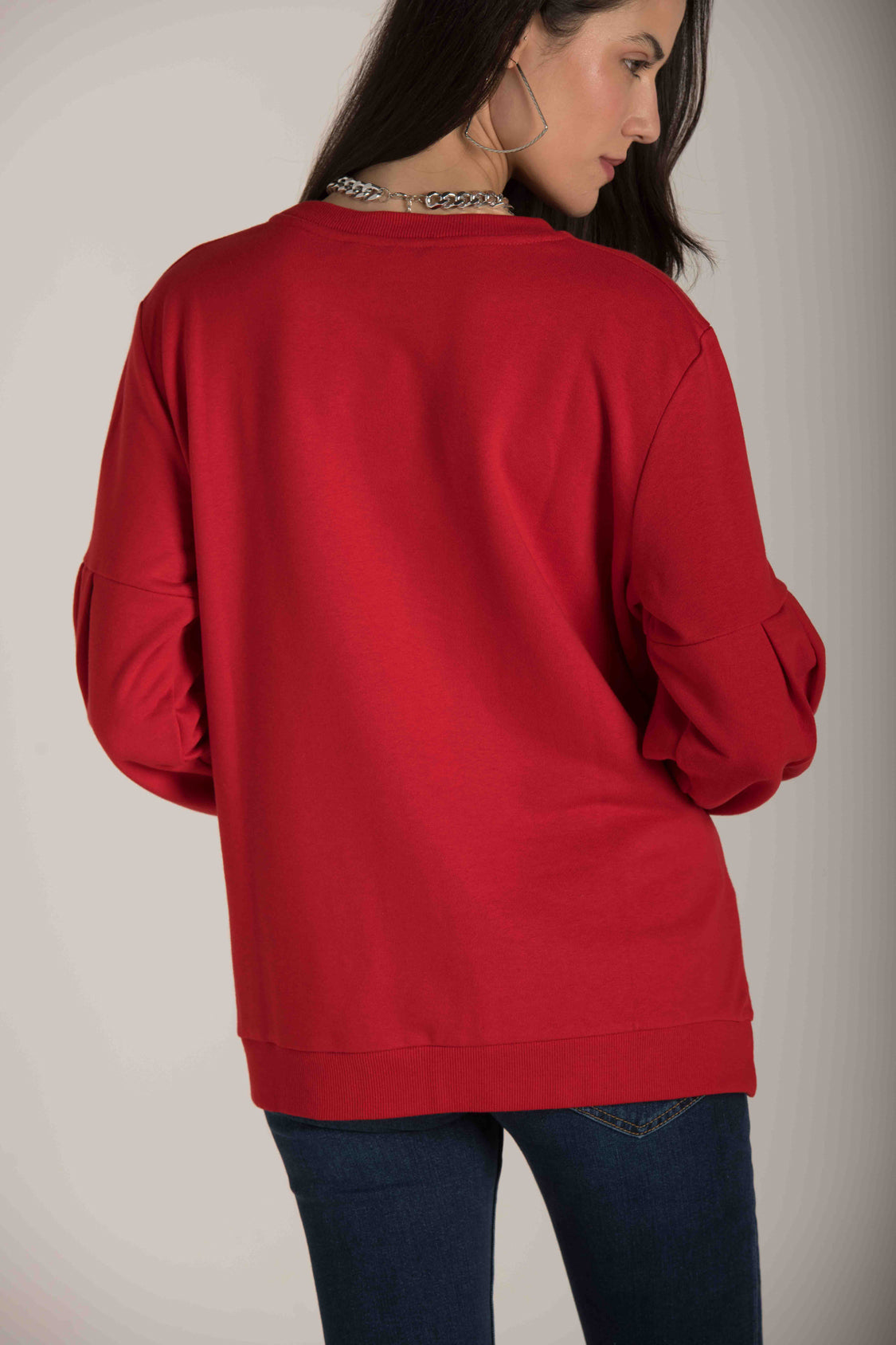 BALLOON SLEEVES SWEATSHIRT  W23W555