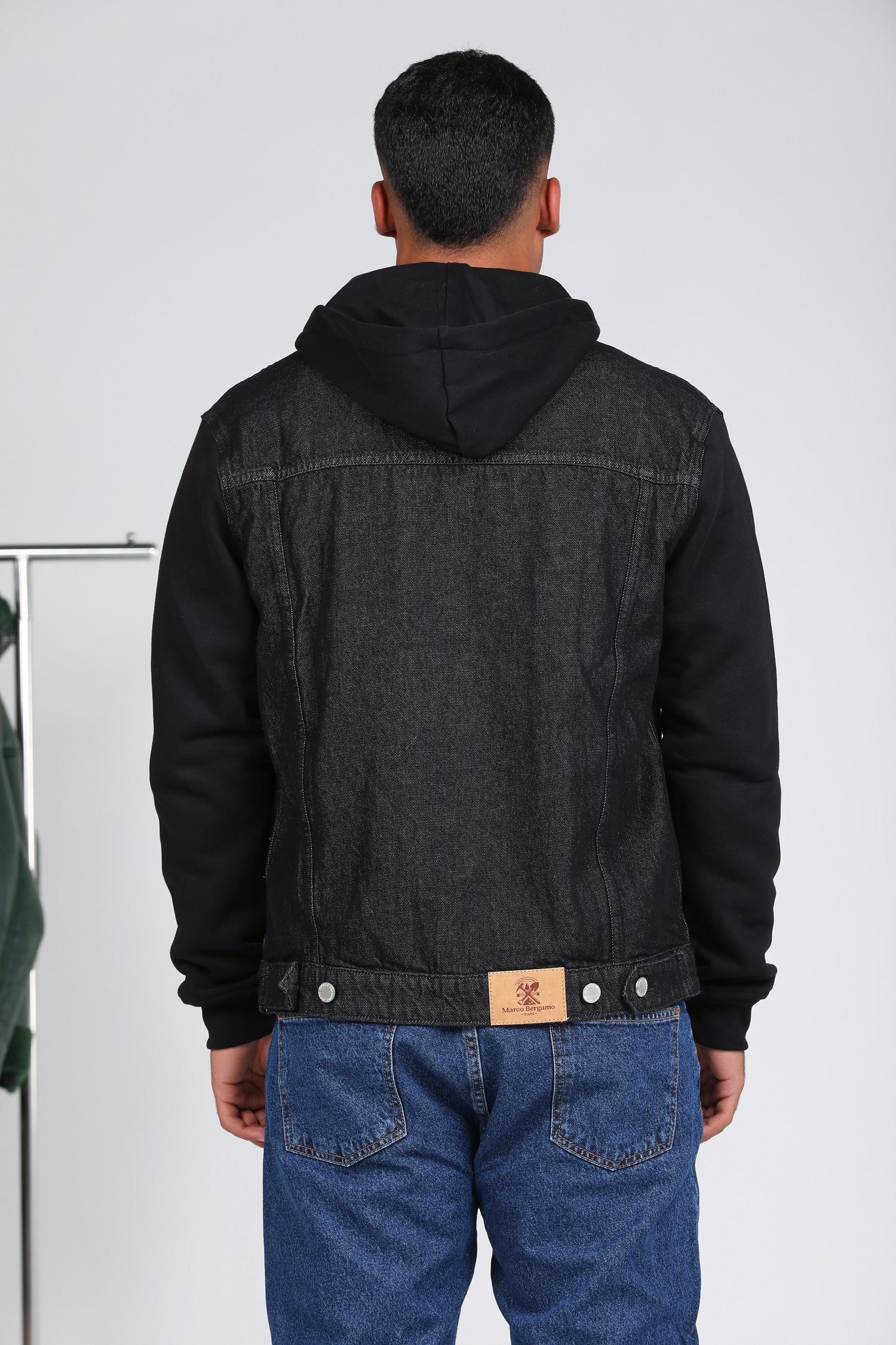 Hooded Denim Jacket W24MJK140